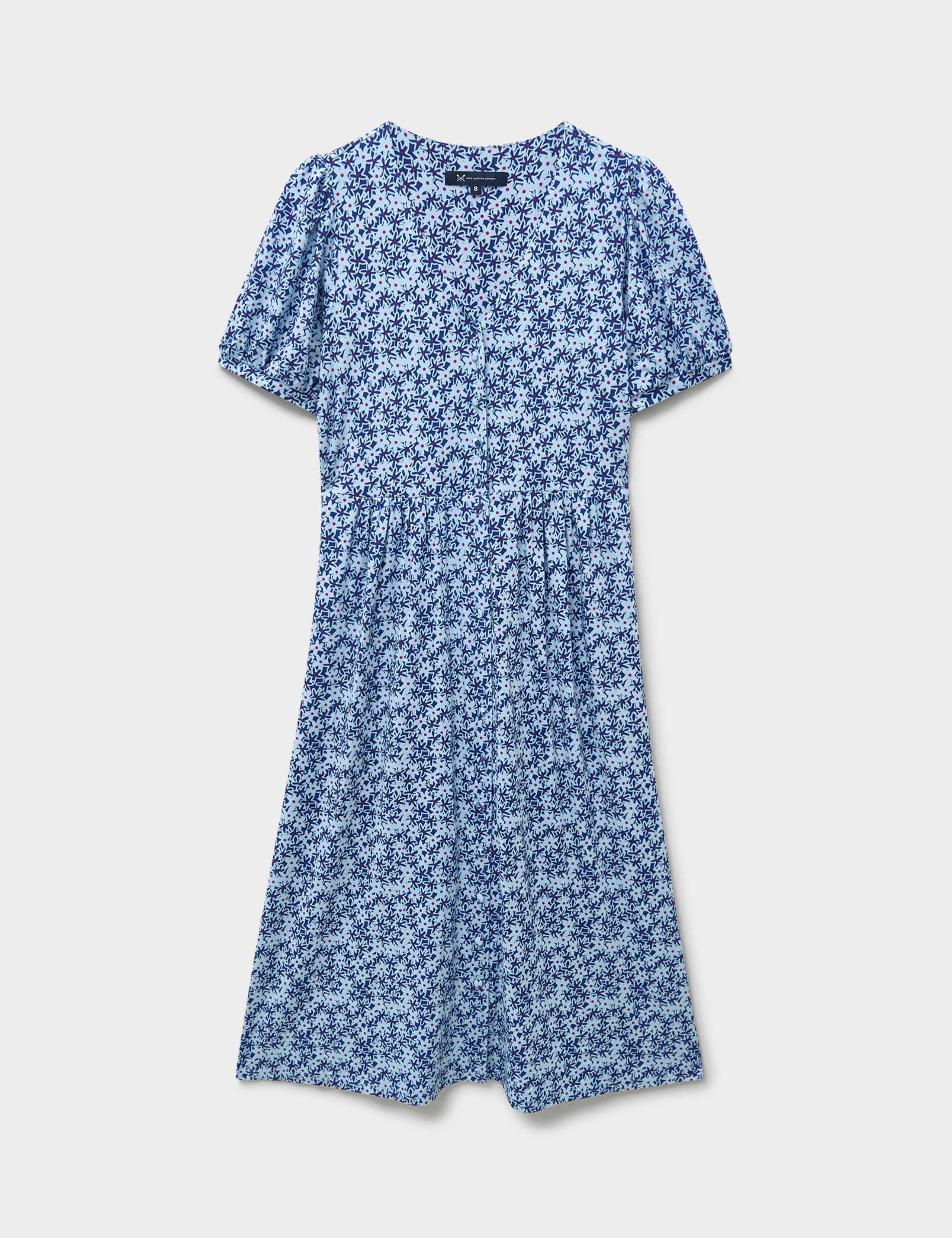 Jersey Floral Midi Tea Dress 2 of 5