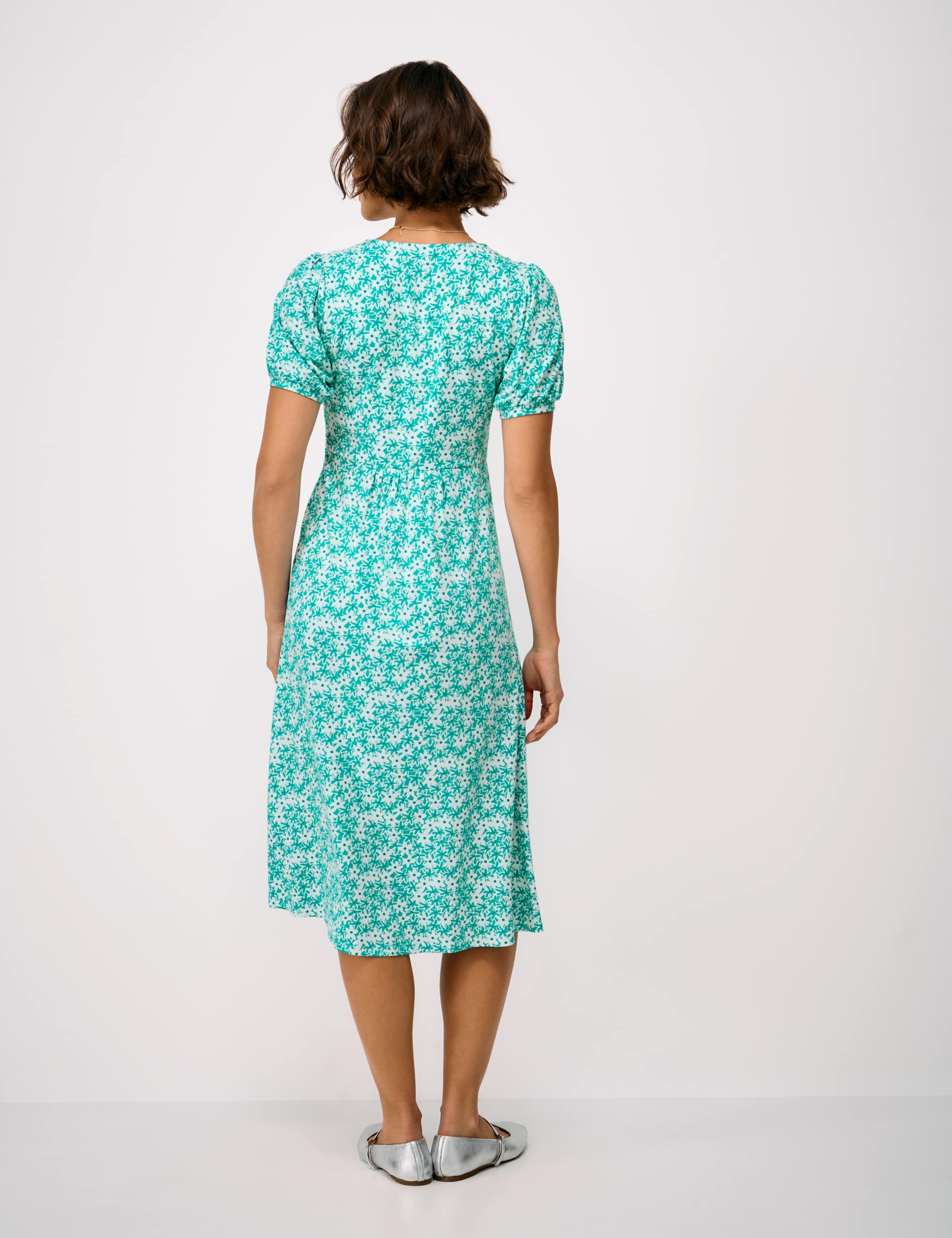 Jersey Floral Midi Tea Dress 5 of 5