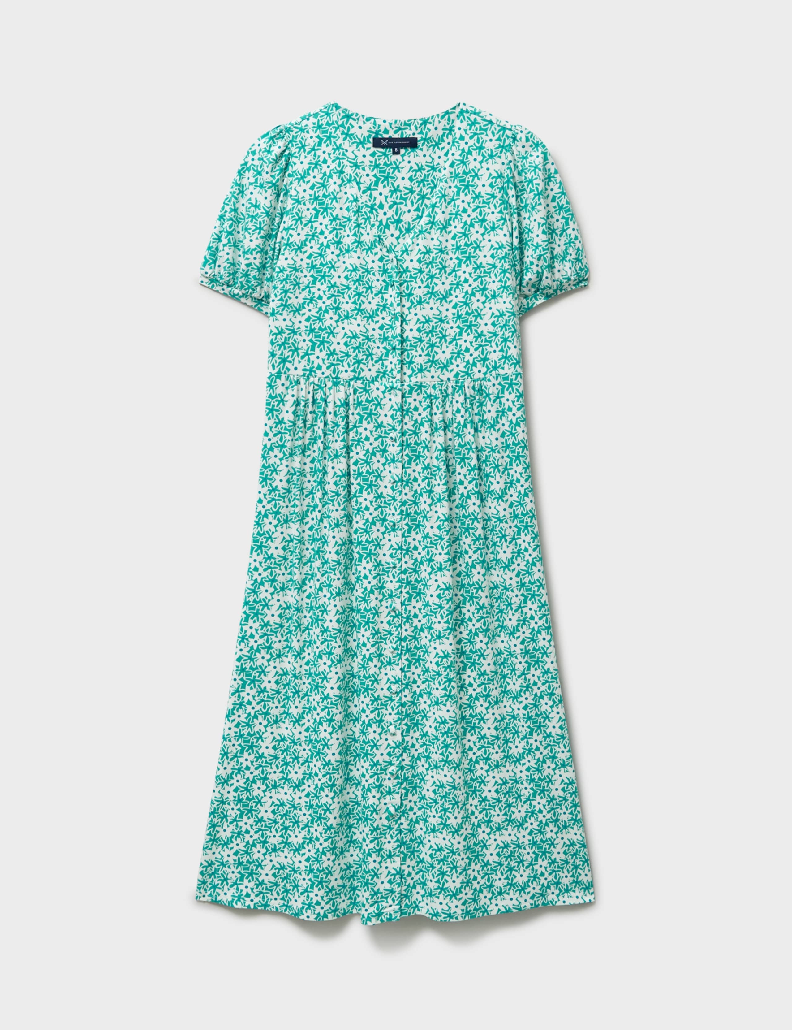 Jersey Floral Midi Tea Dress 2 of 5