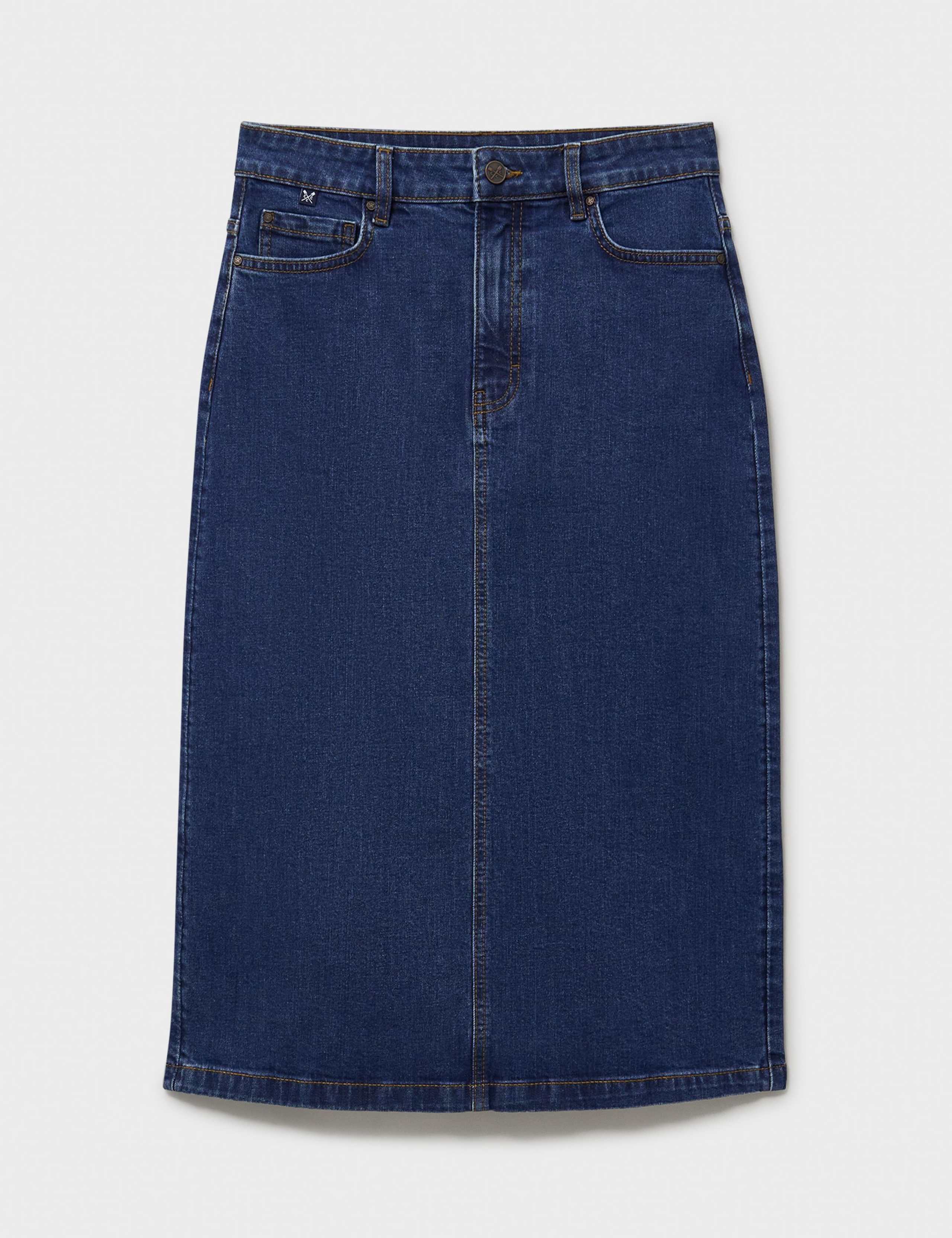 Denim Midi Skirt 2 of 5