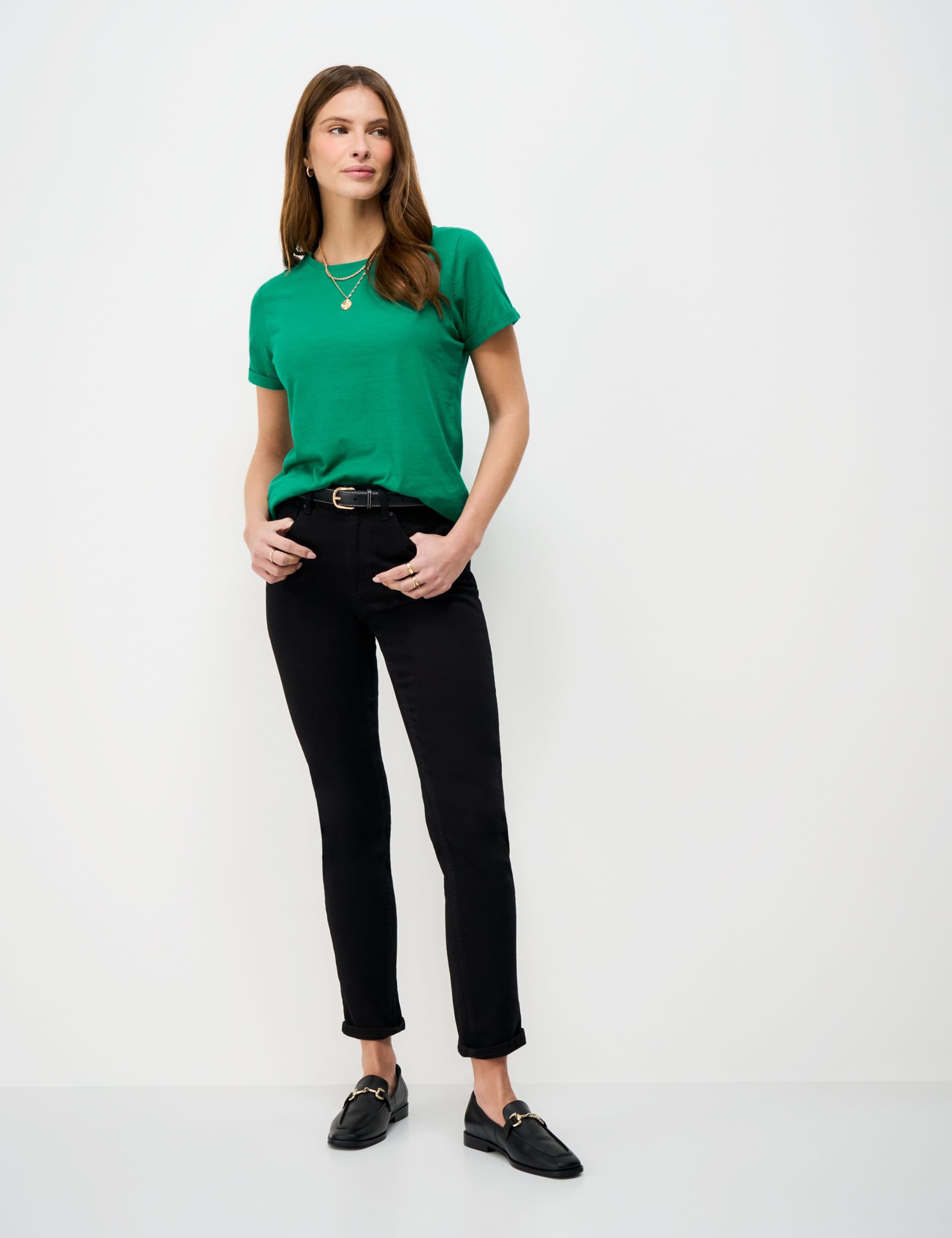 Pure Cotton Crew Neck T-Shirt 1 of 5