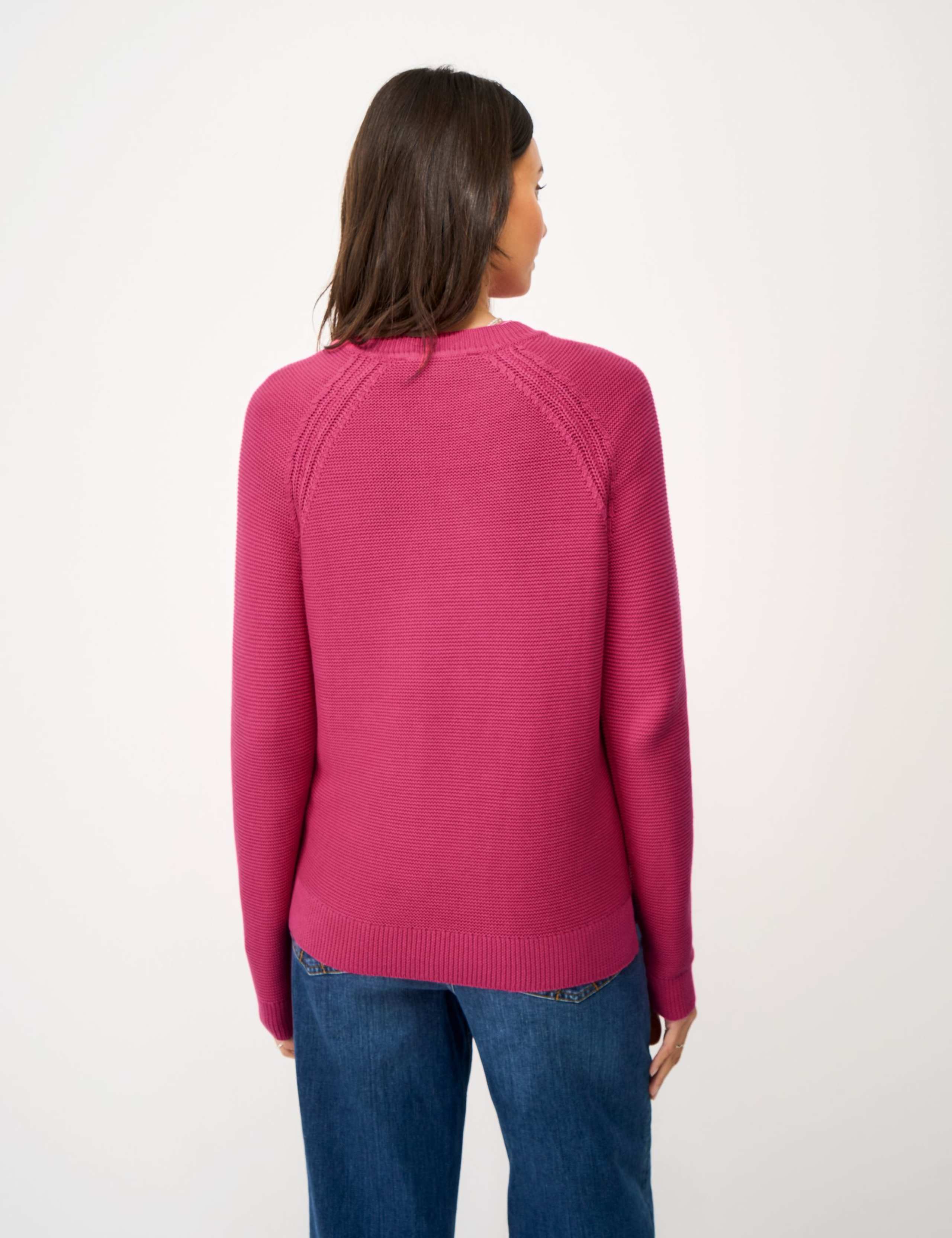 Pure Cotton Textured Stitch Jumper 4 of 5