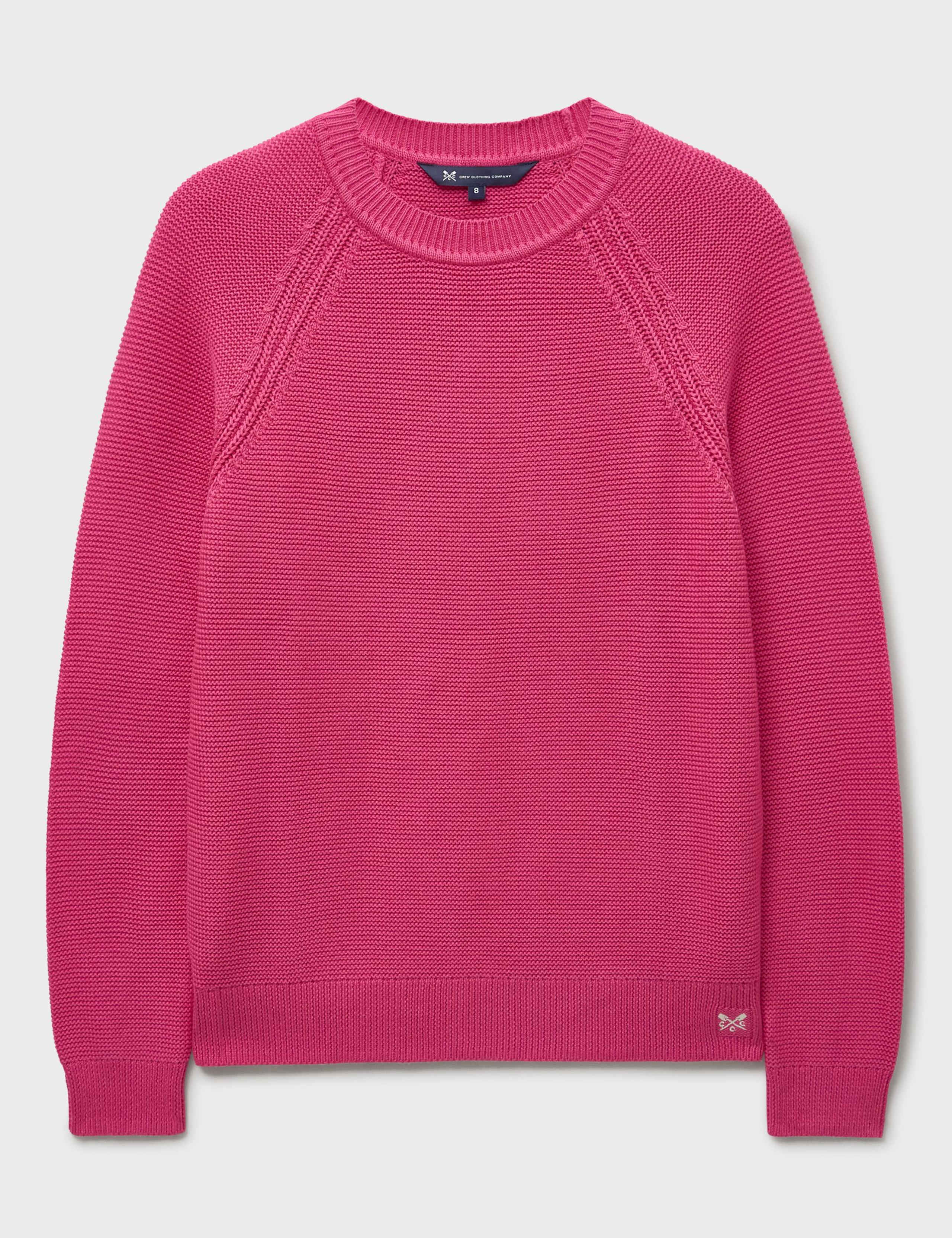 Pure Cotton Textured Stitch Jumper 2 of 5