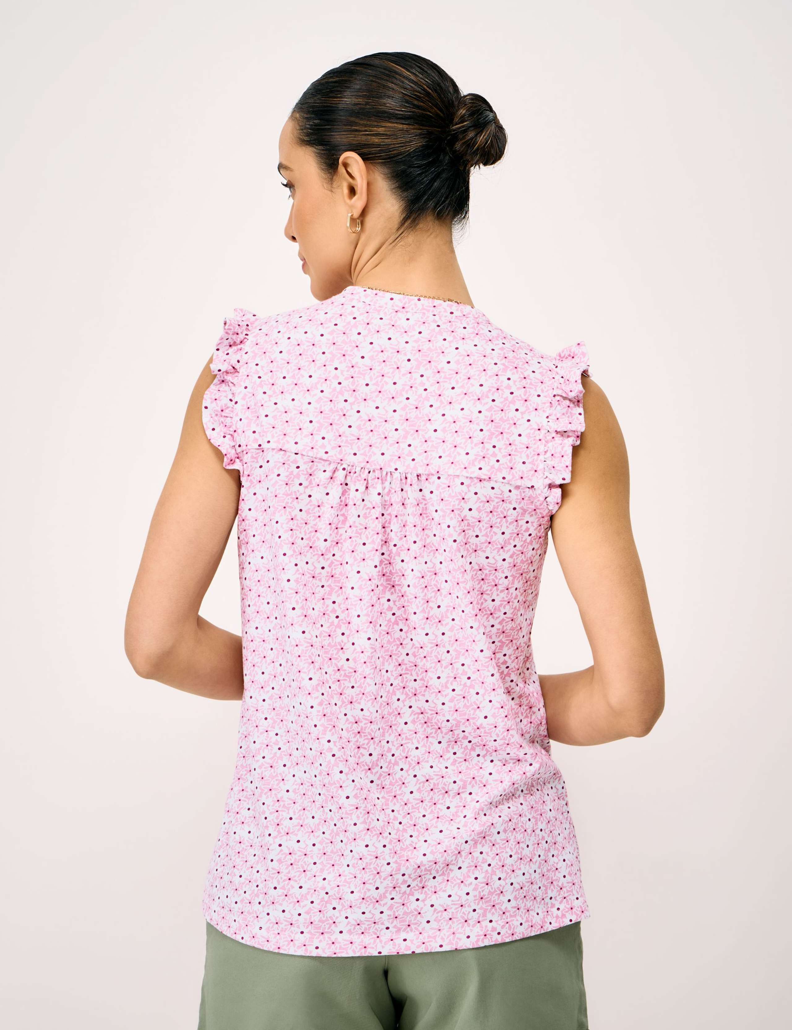 Cotton Rich Frill Detail Top 5 of 5