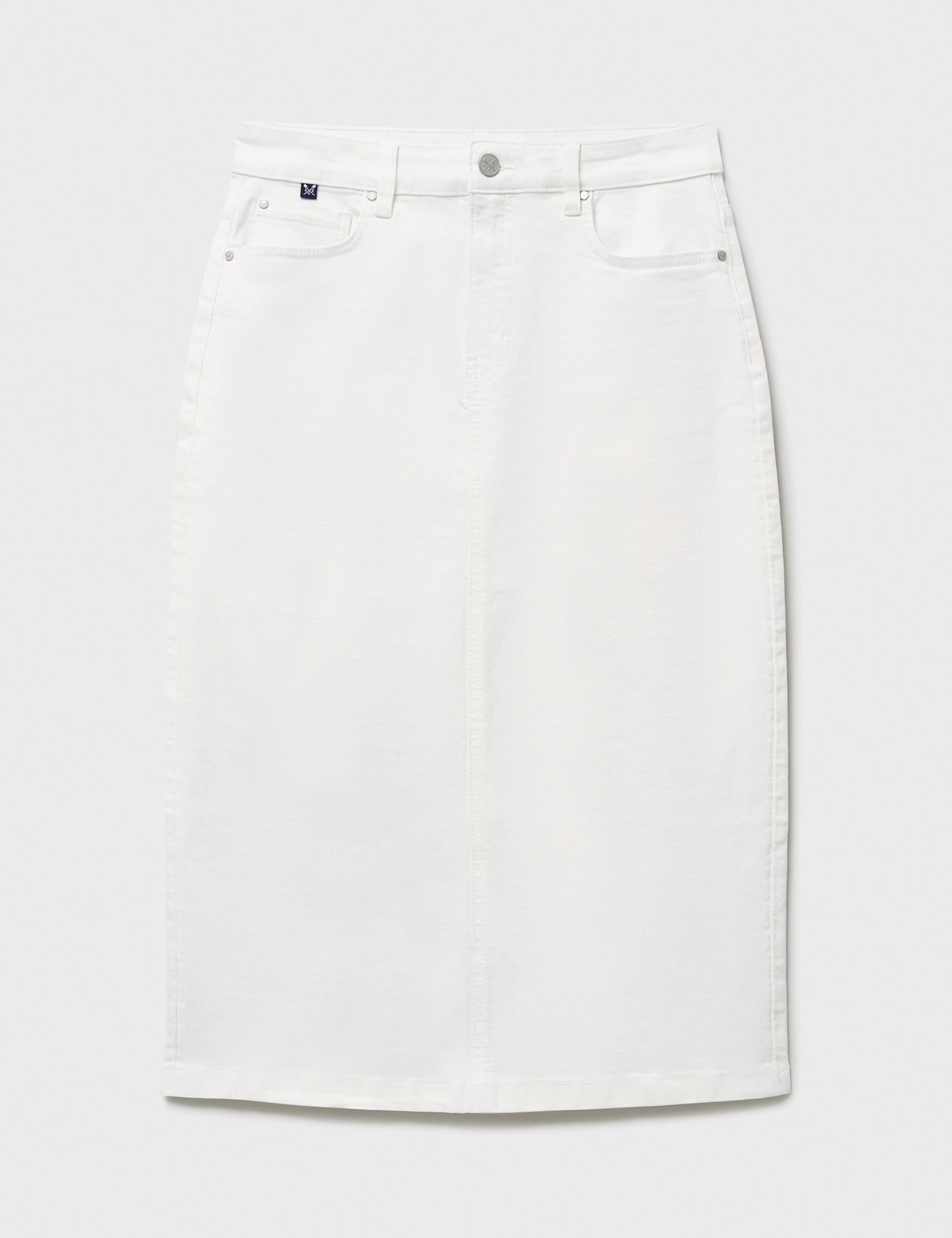 Denim Midi Skirt 2 of 5