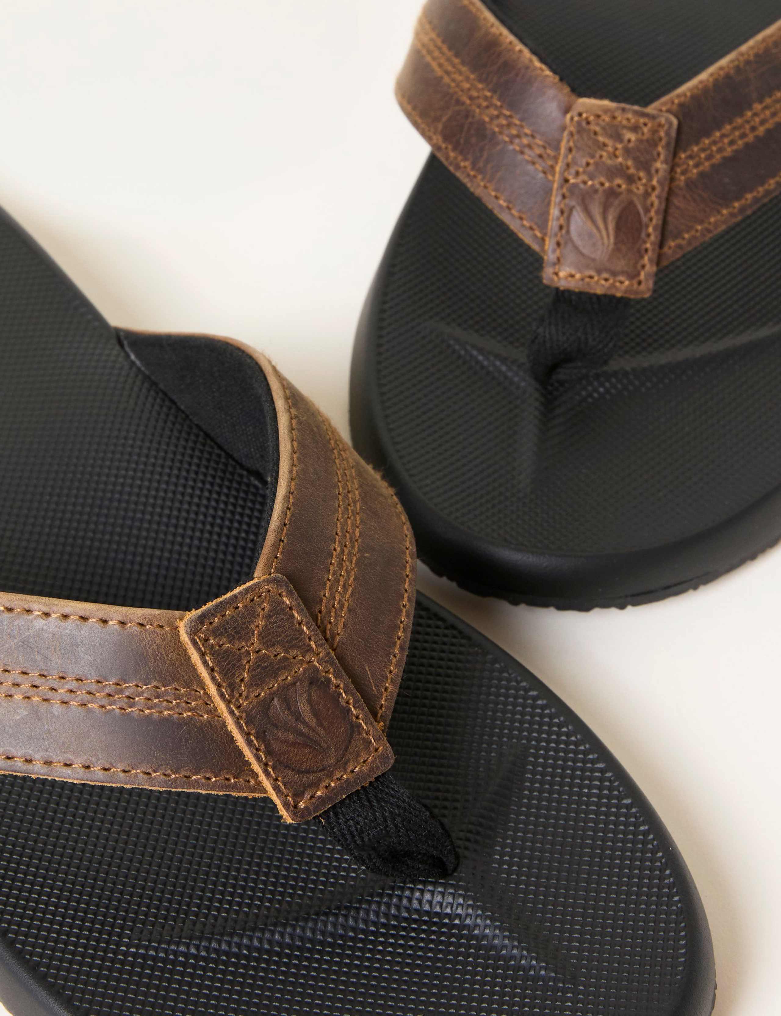 Leather Strap Flip Flops 3 of 3