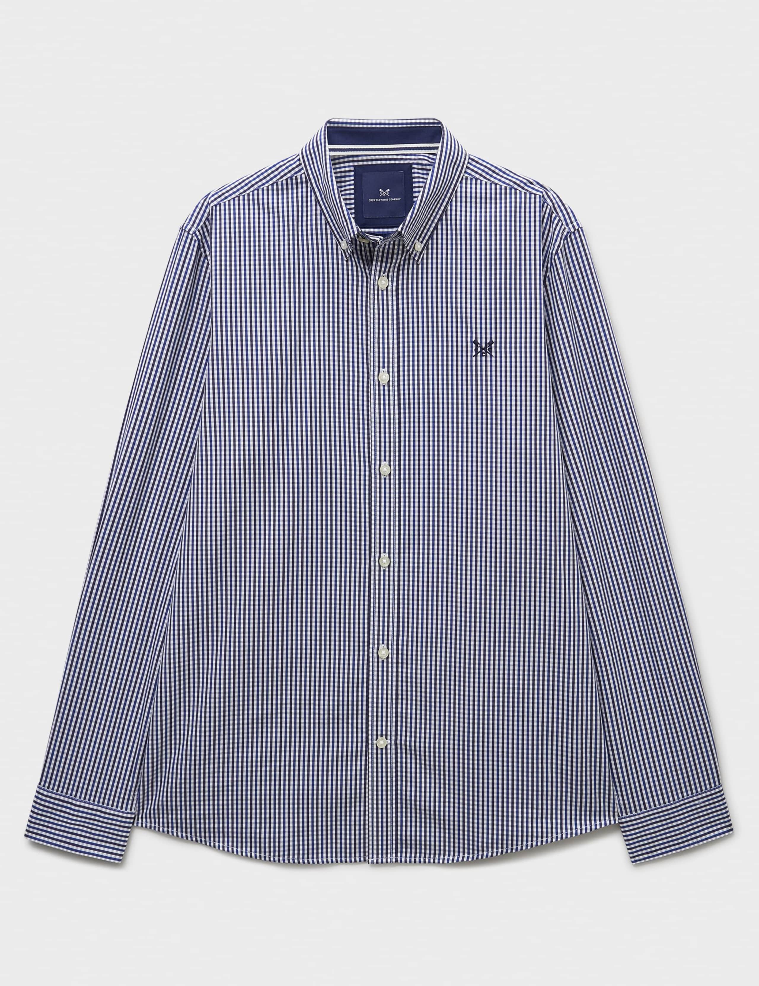 Regular Fit Pure Cotton Gingham Oxford Shirt 2 of 5
