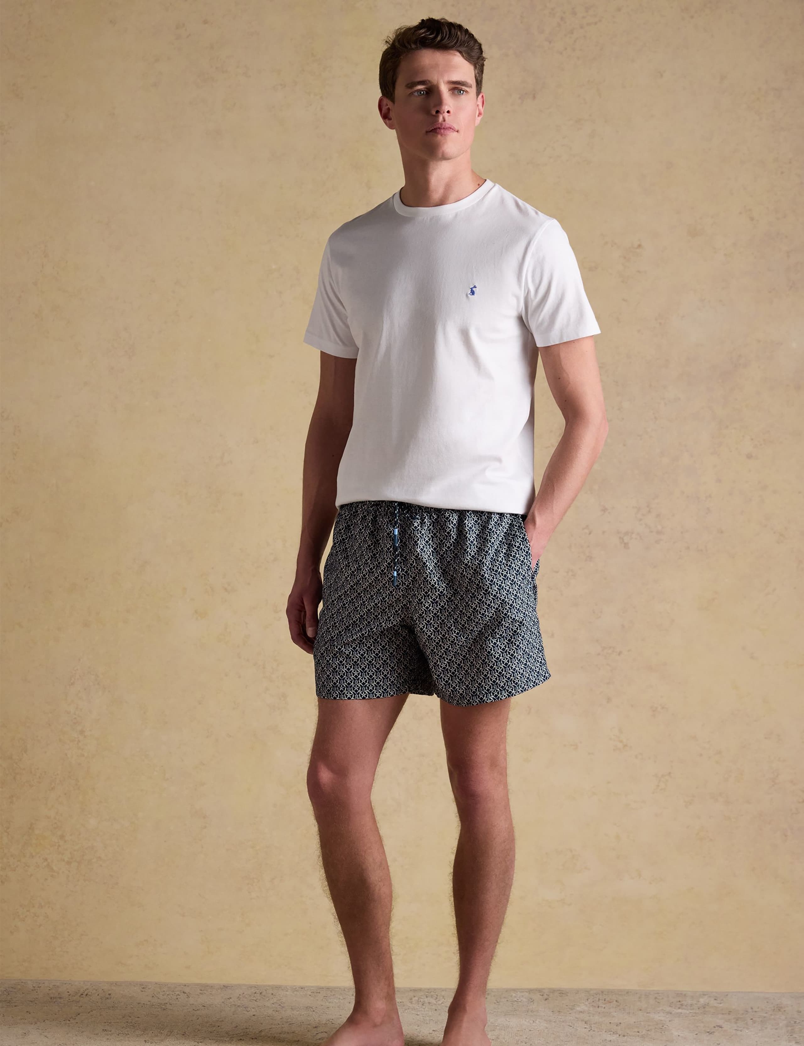 Pocketed Starfish Print Swim Shorts 3 of 8