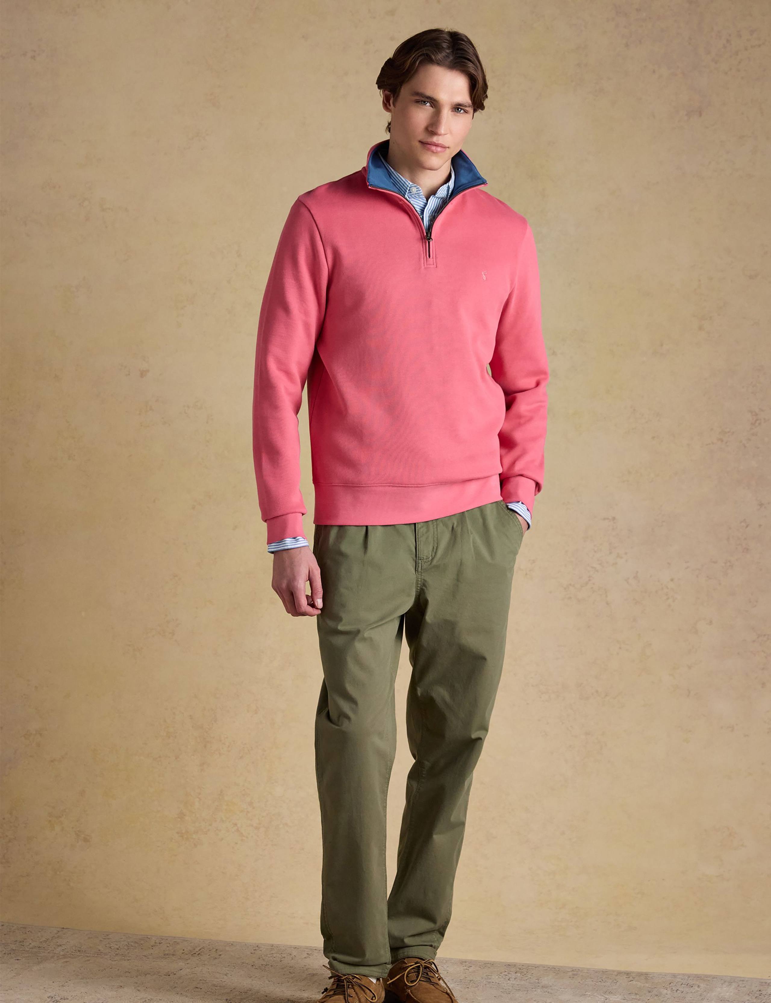 Pure Cotton Quarter Zip Sweatshirt 4 of 8