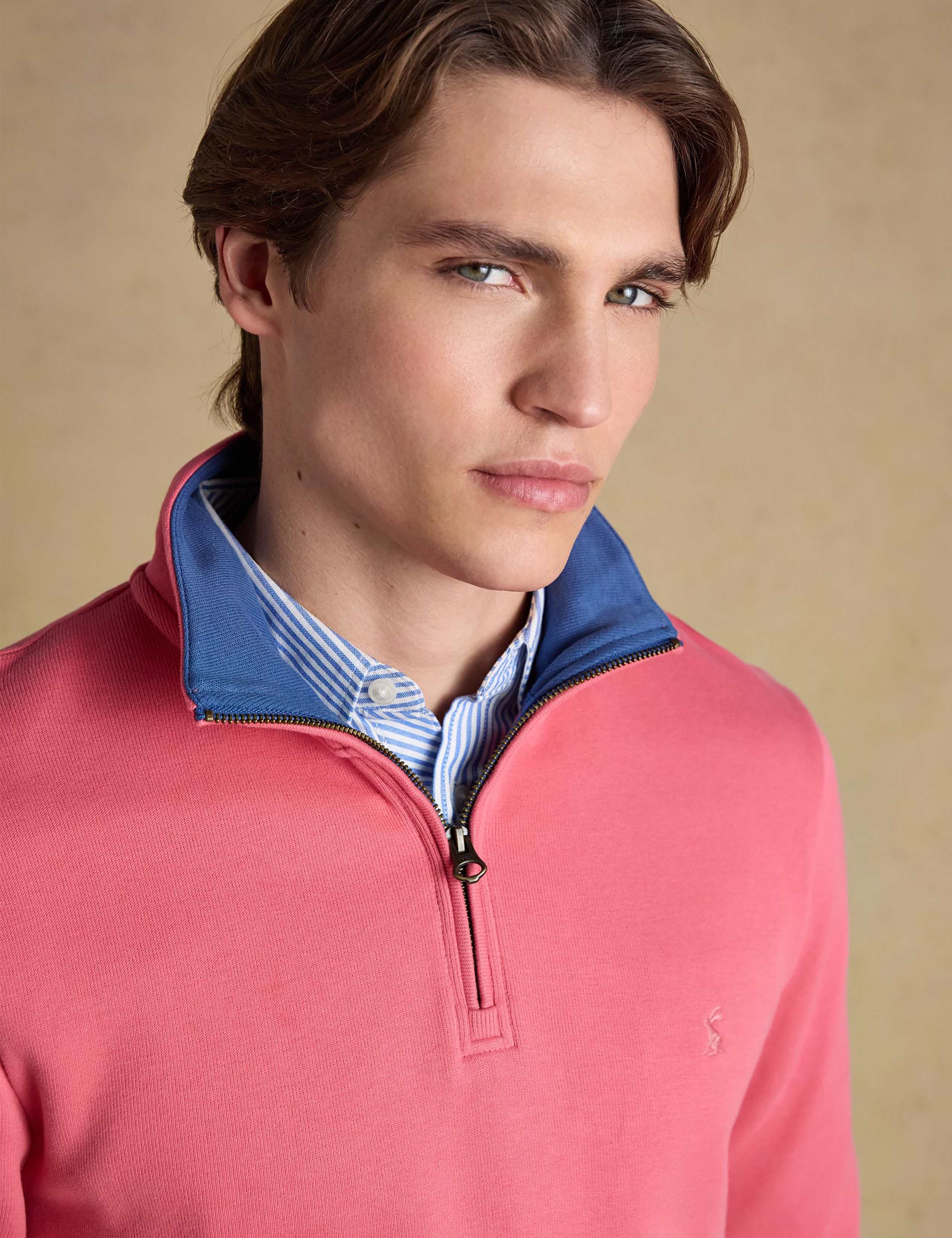 Pure Cotton Quarter Zip Sweatshirt 6 of 8