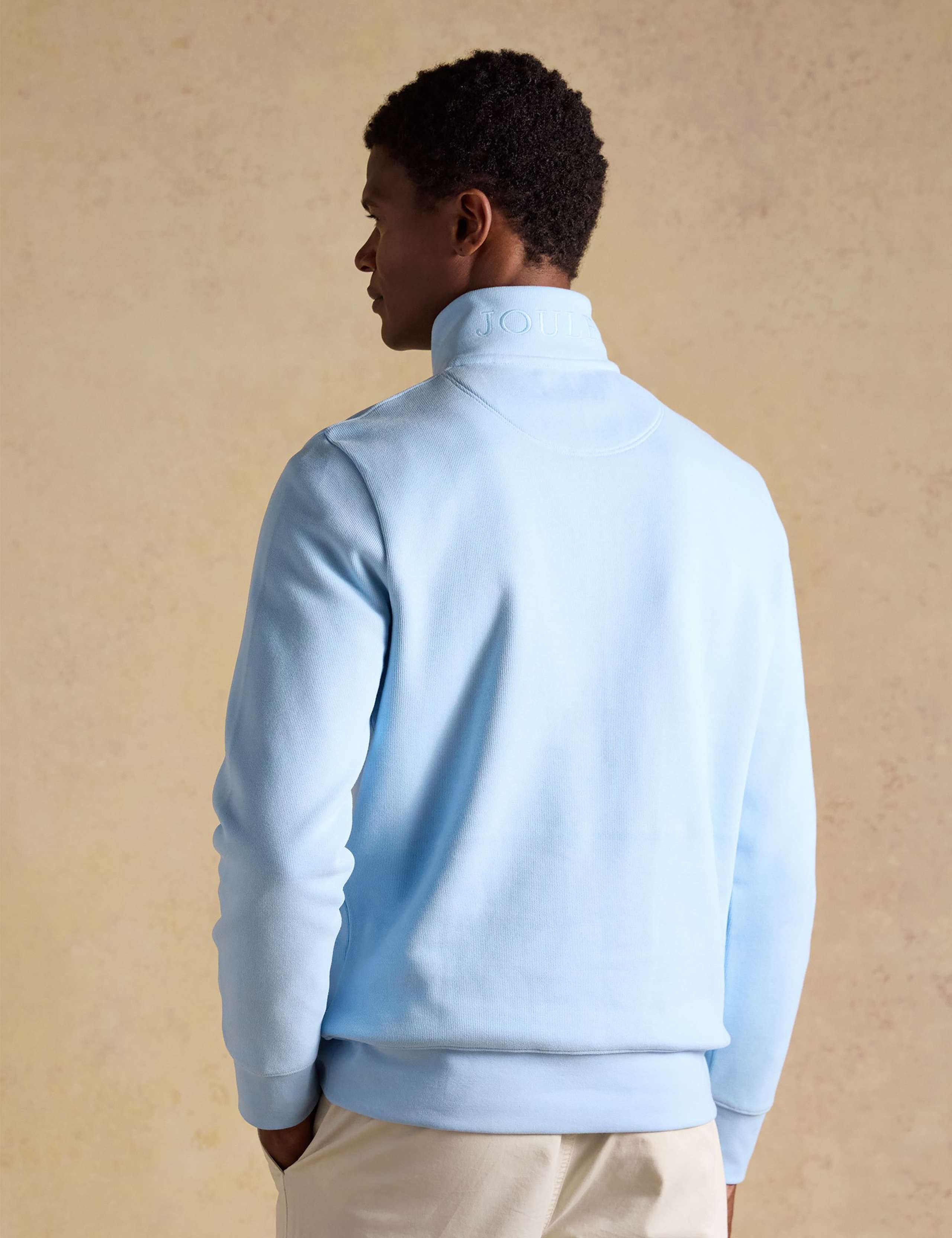 Pure Cotton Quarter Zip Sweatshirt 4 of 8