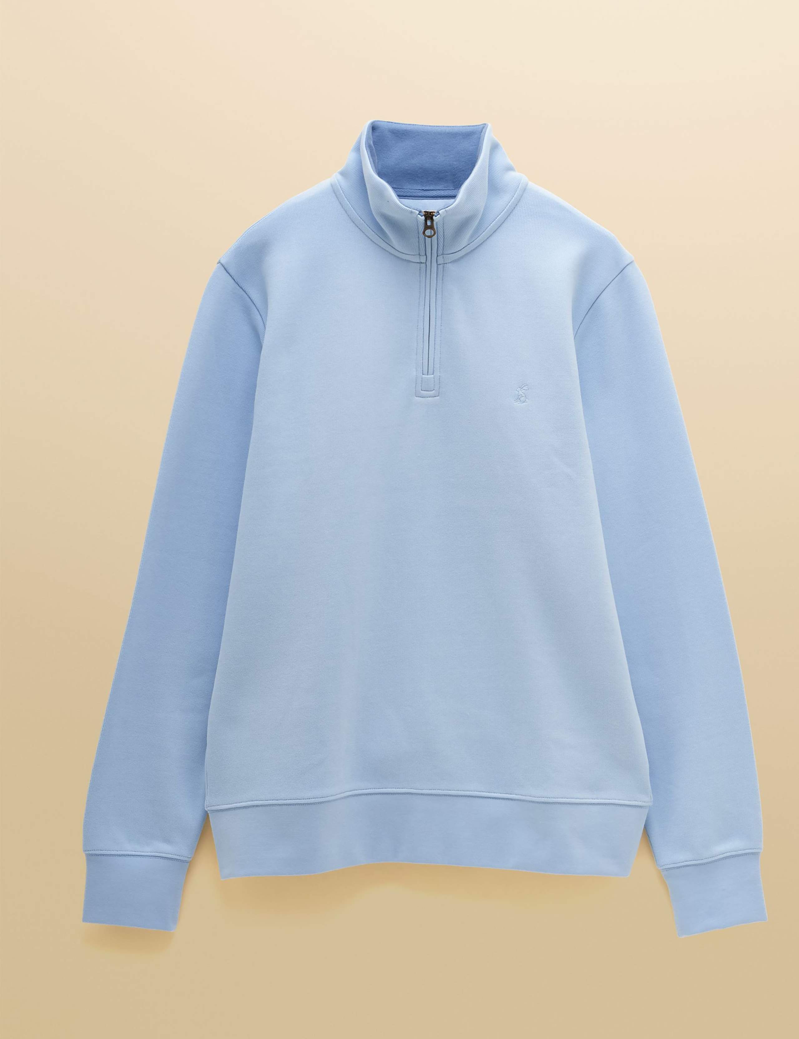 Pure Cotton Quarter Zip Sweatshirt 7 of 8