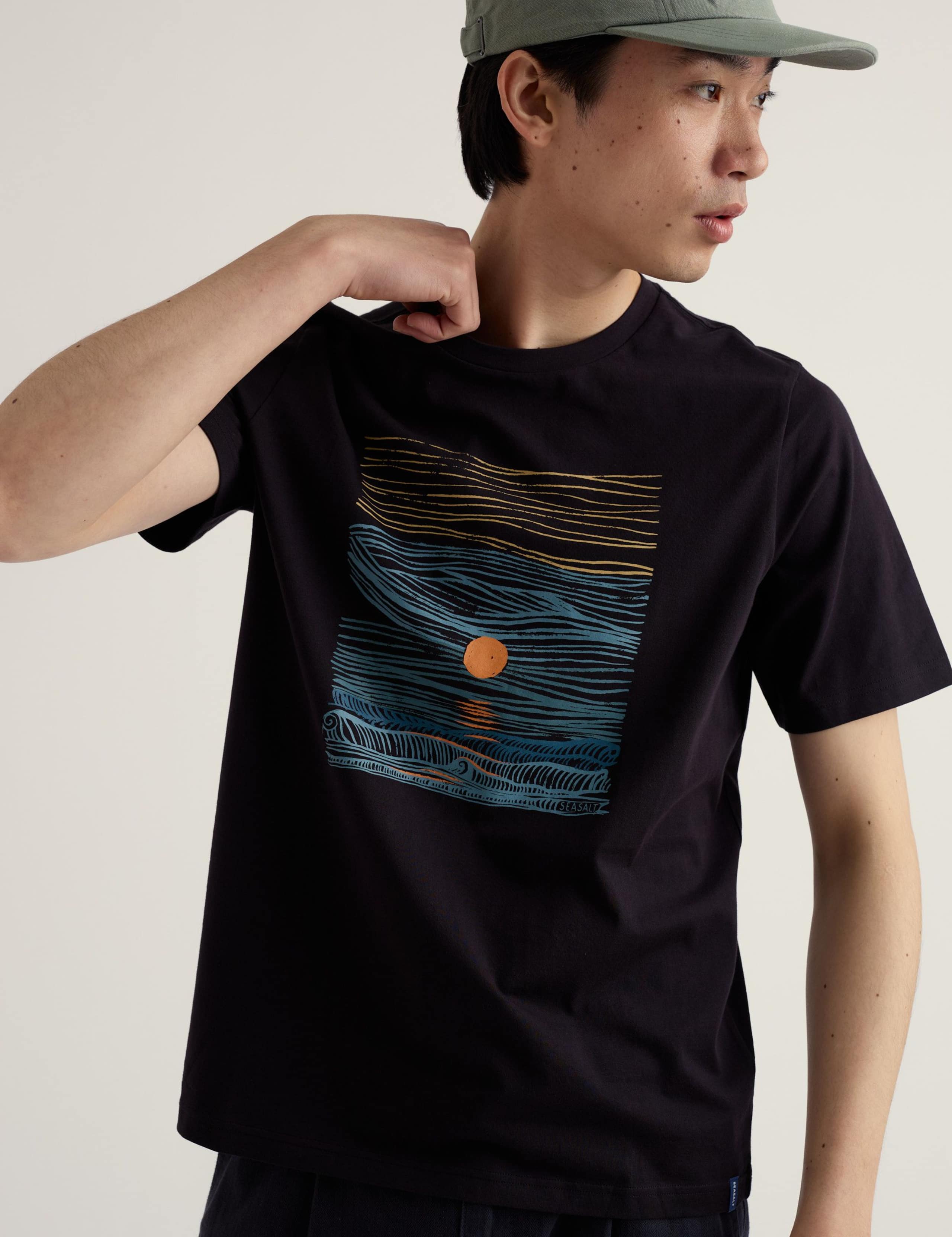 Pure Cotton Sunset Graphic T-Shirt 3 of 5
