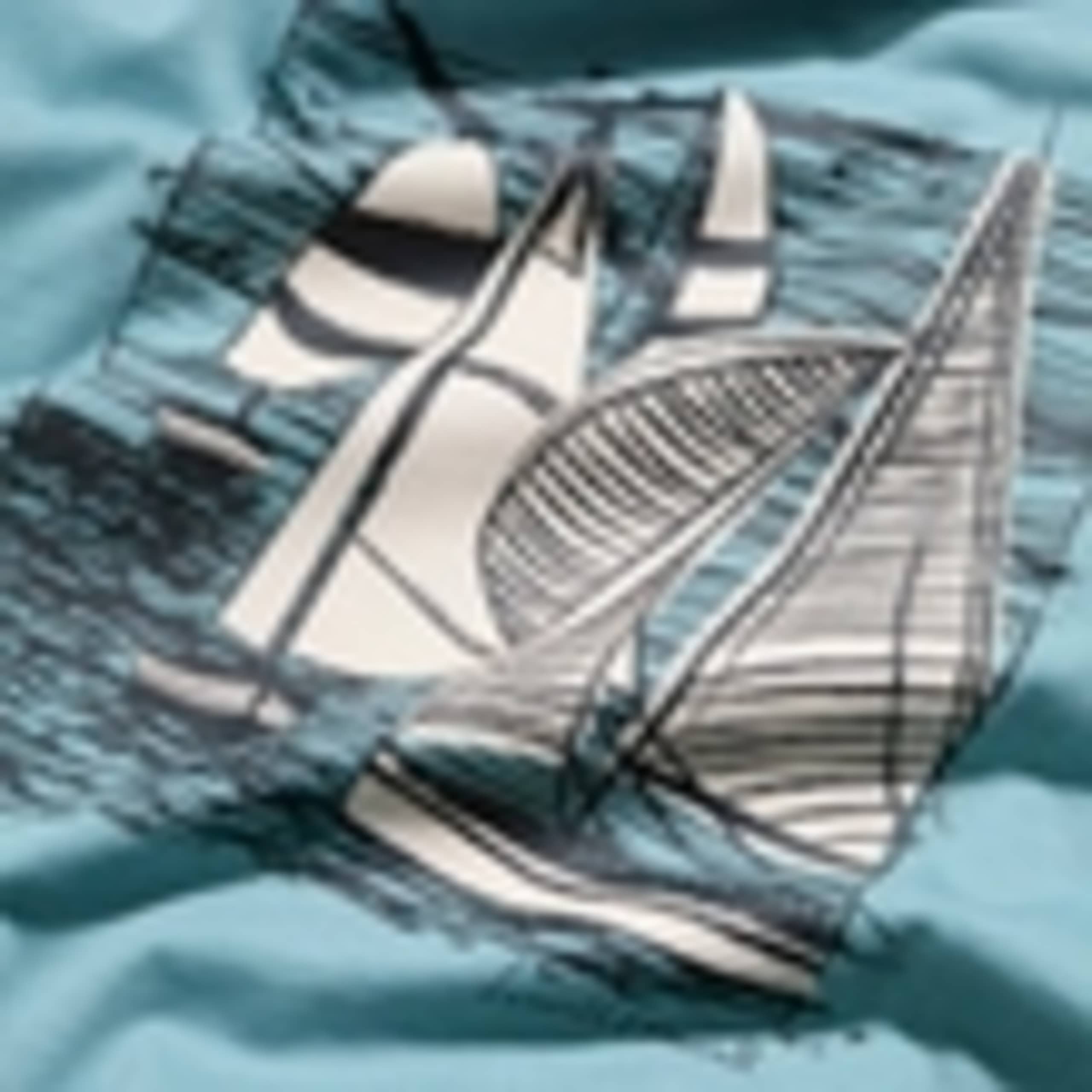 Pure Cotton Sailing Boat Graphic T-Shirt 5 of 5