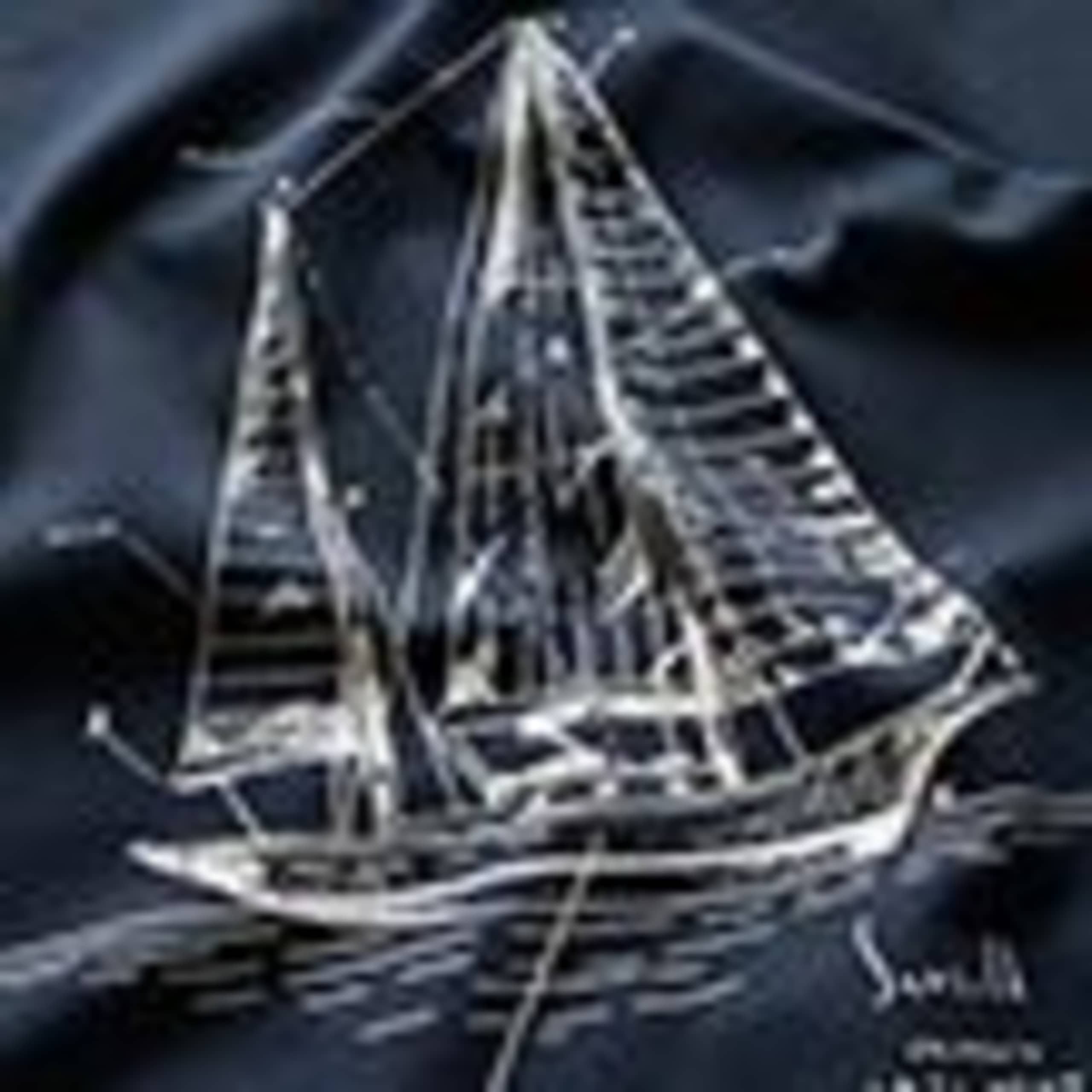 Pure Cotton Sailboat Graphic T-Shirt 5 of 5