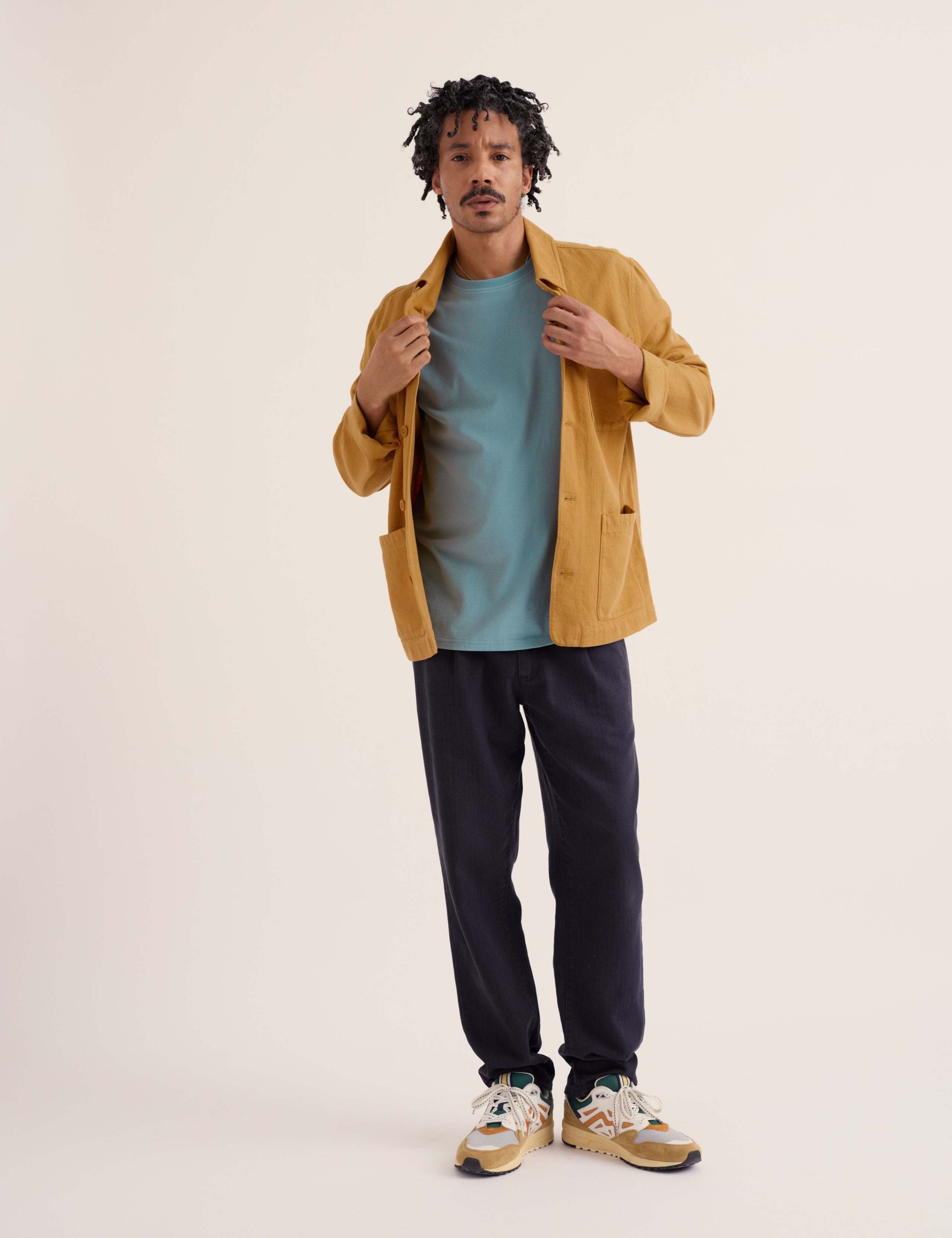 Pure Cotton Jersey Crew Neck T-Shirt 3 of 5