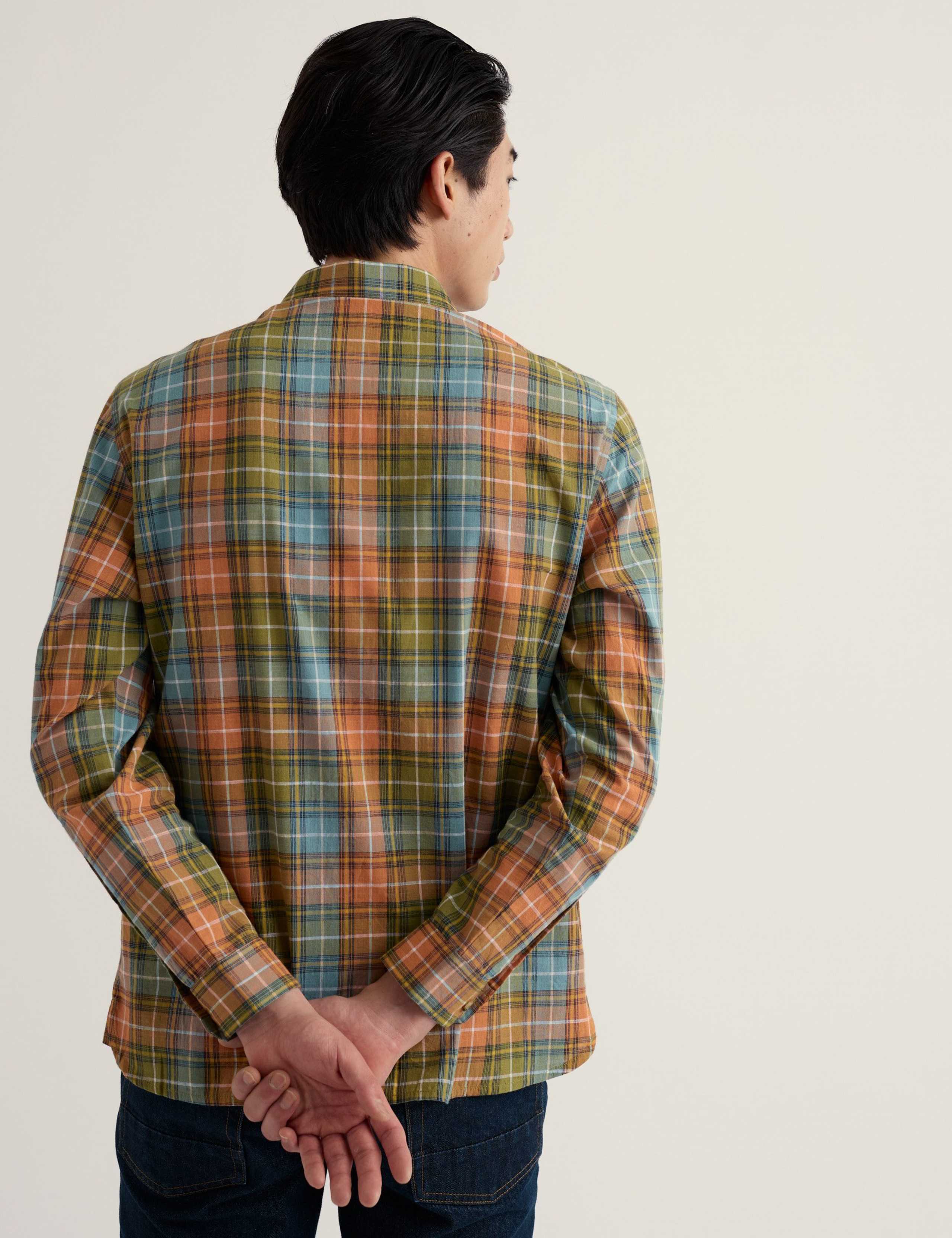 Relaxed Fit Pure Cotton Checked Shirt 4 of 5