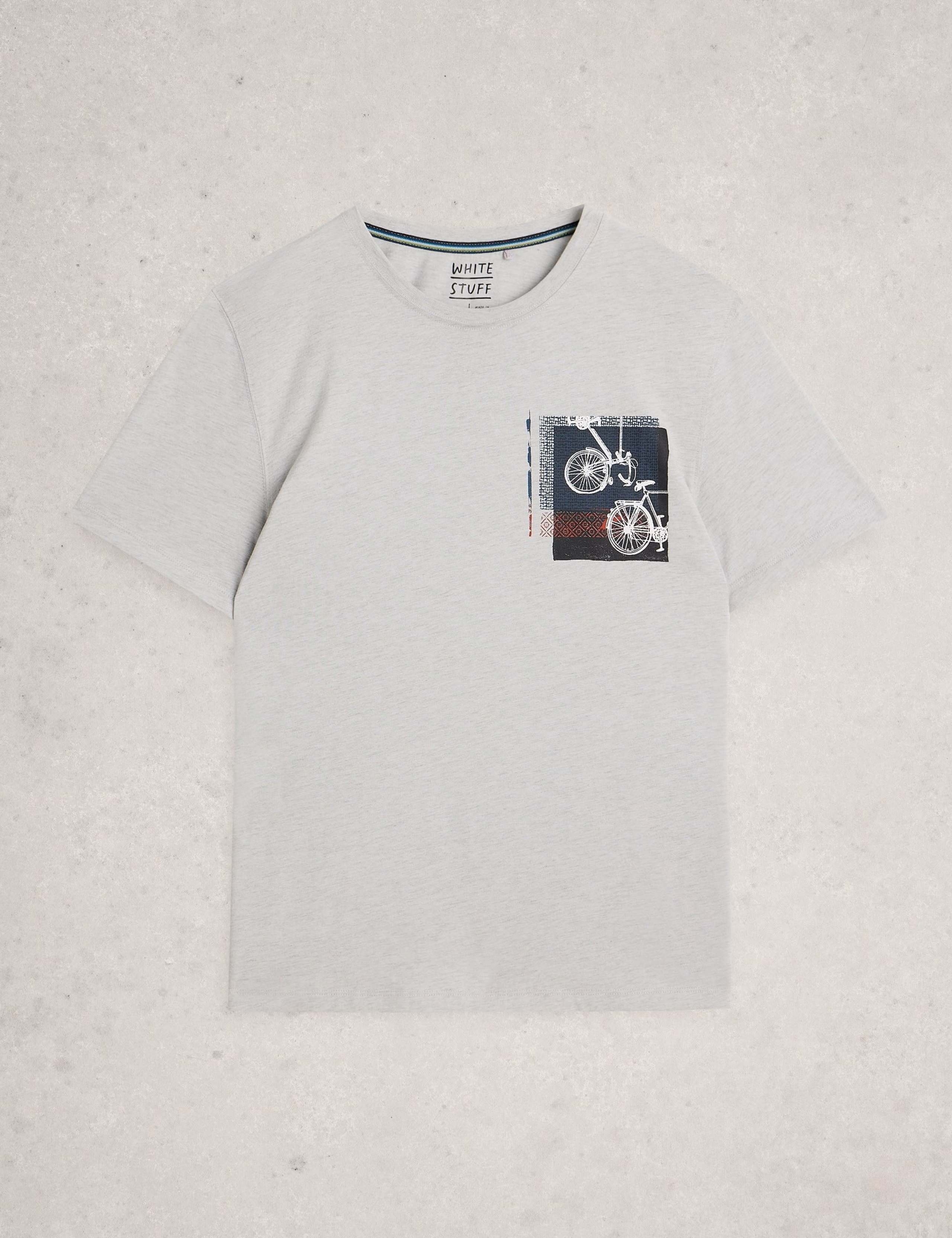 Cotton Rich Bike Graphic Crew Neck T-Shirt 2 of 6