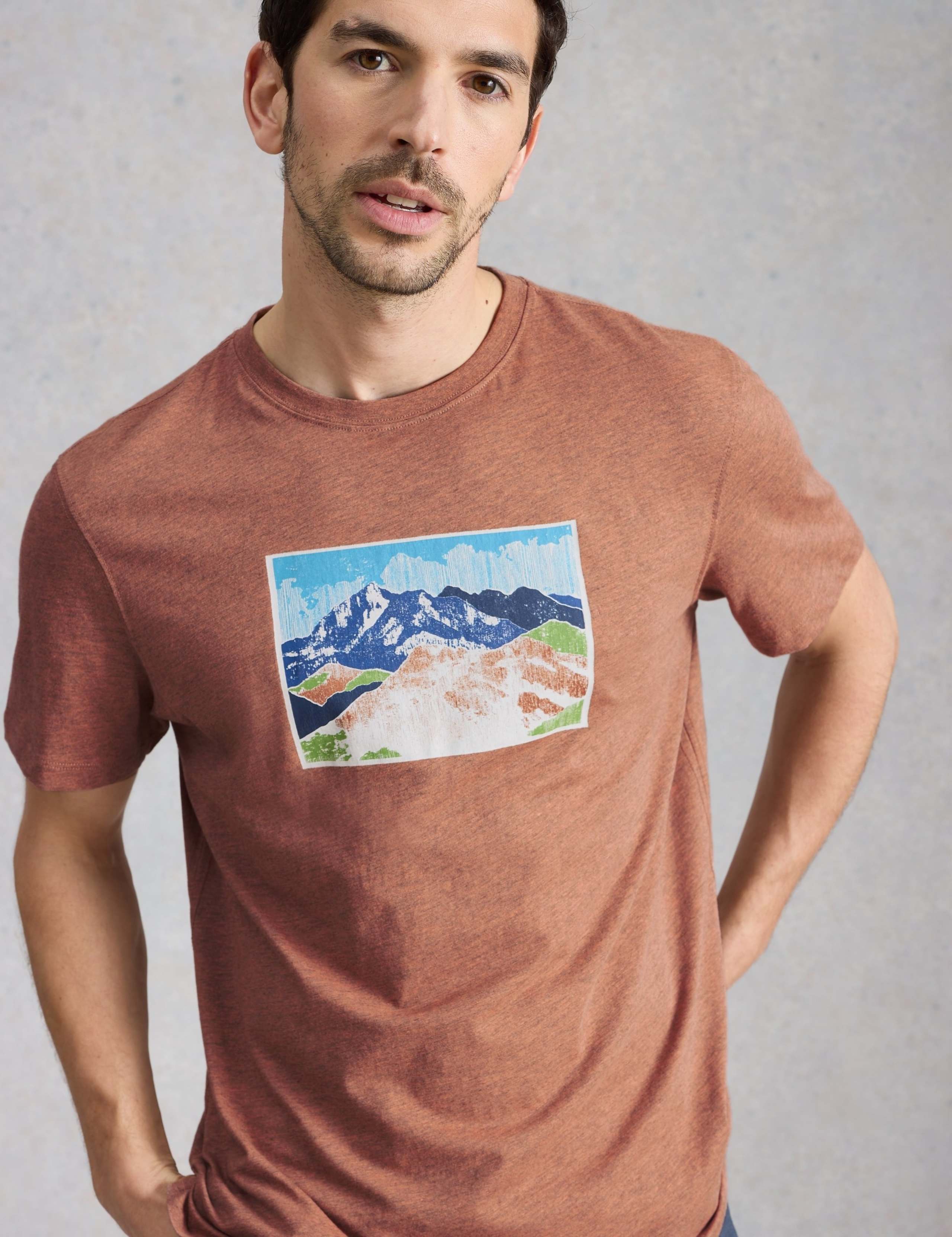 Cotton Rich Mountain Graphic T-Shirt 4 of 6