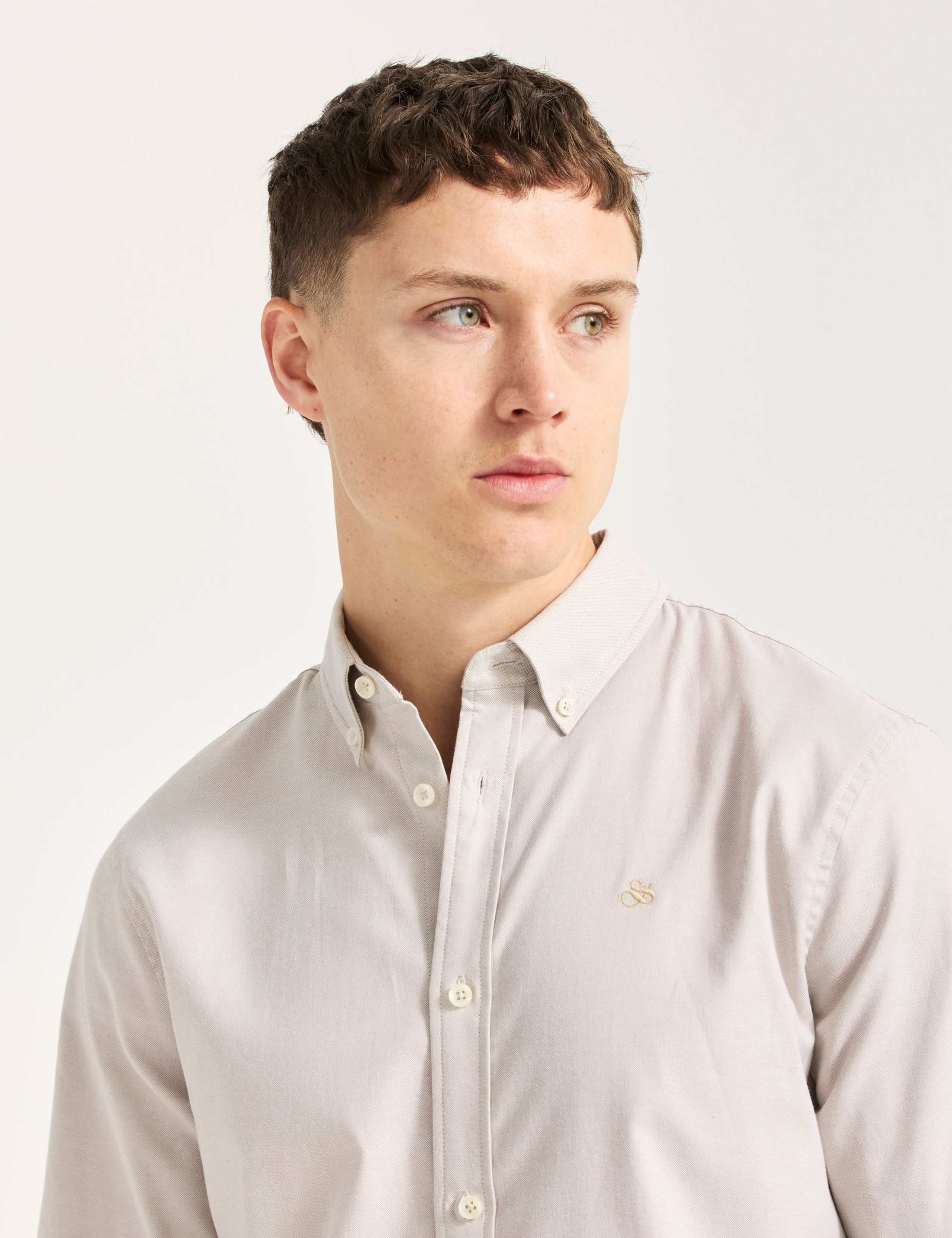 Regular Fit Cotton Rich Oxford Shirt 4 of 5