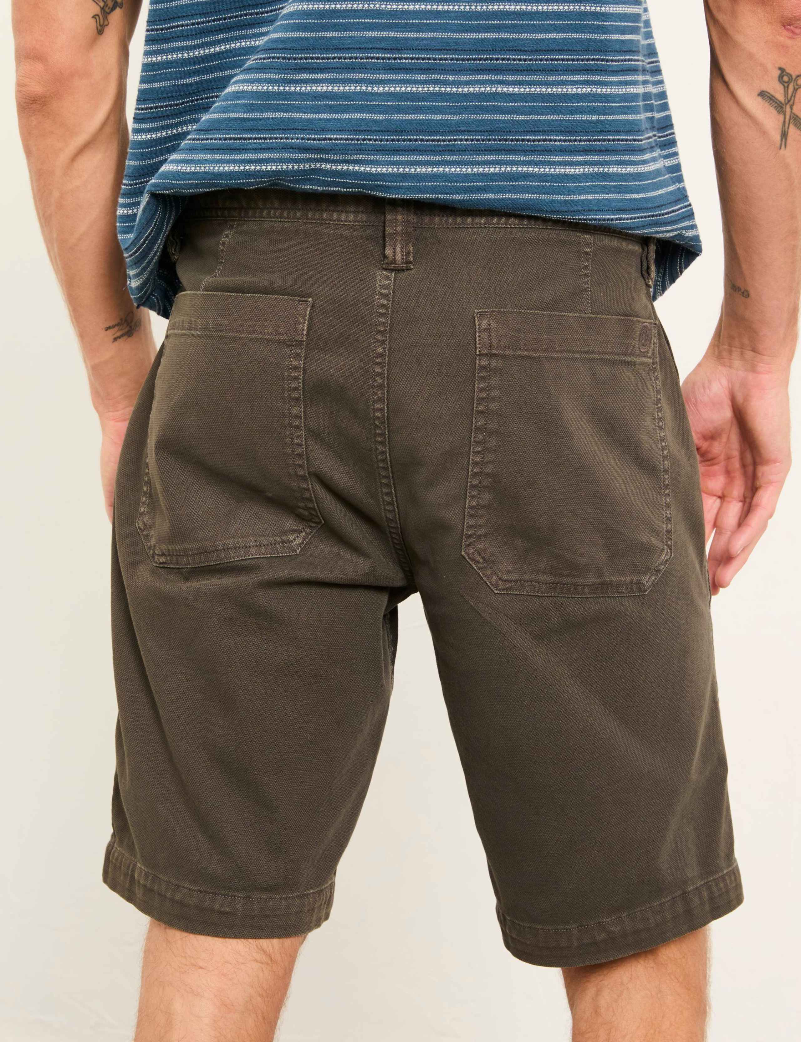 Cotton Rich Garment Dye Stretch Chino Shorts 4 of 5