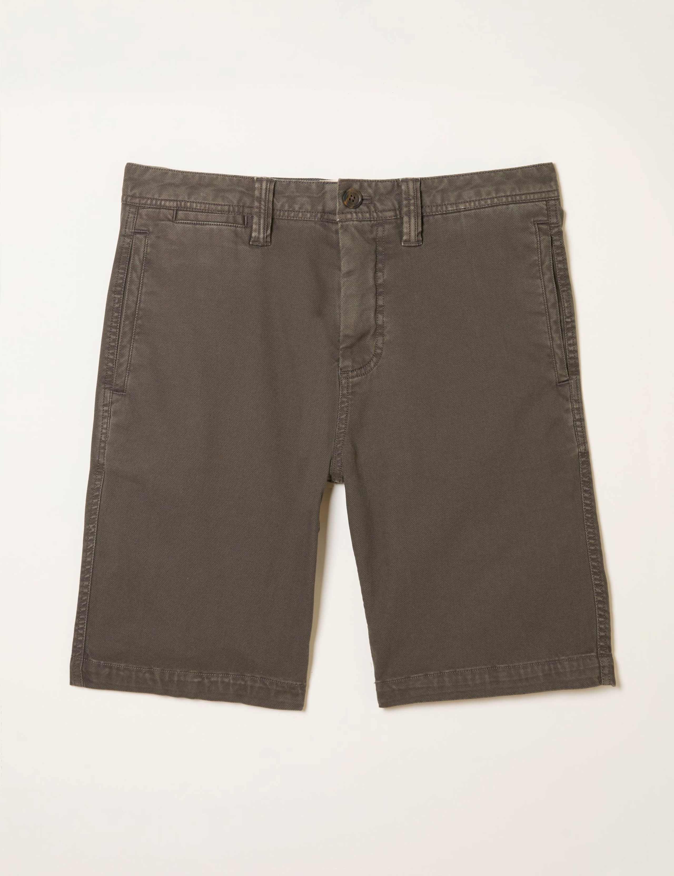 Cotton Rich Garment Dye Stretch Chino Shorts 2 of 5
