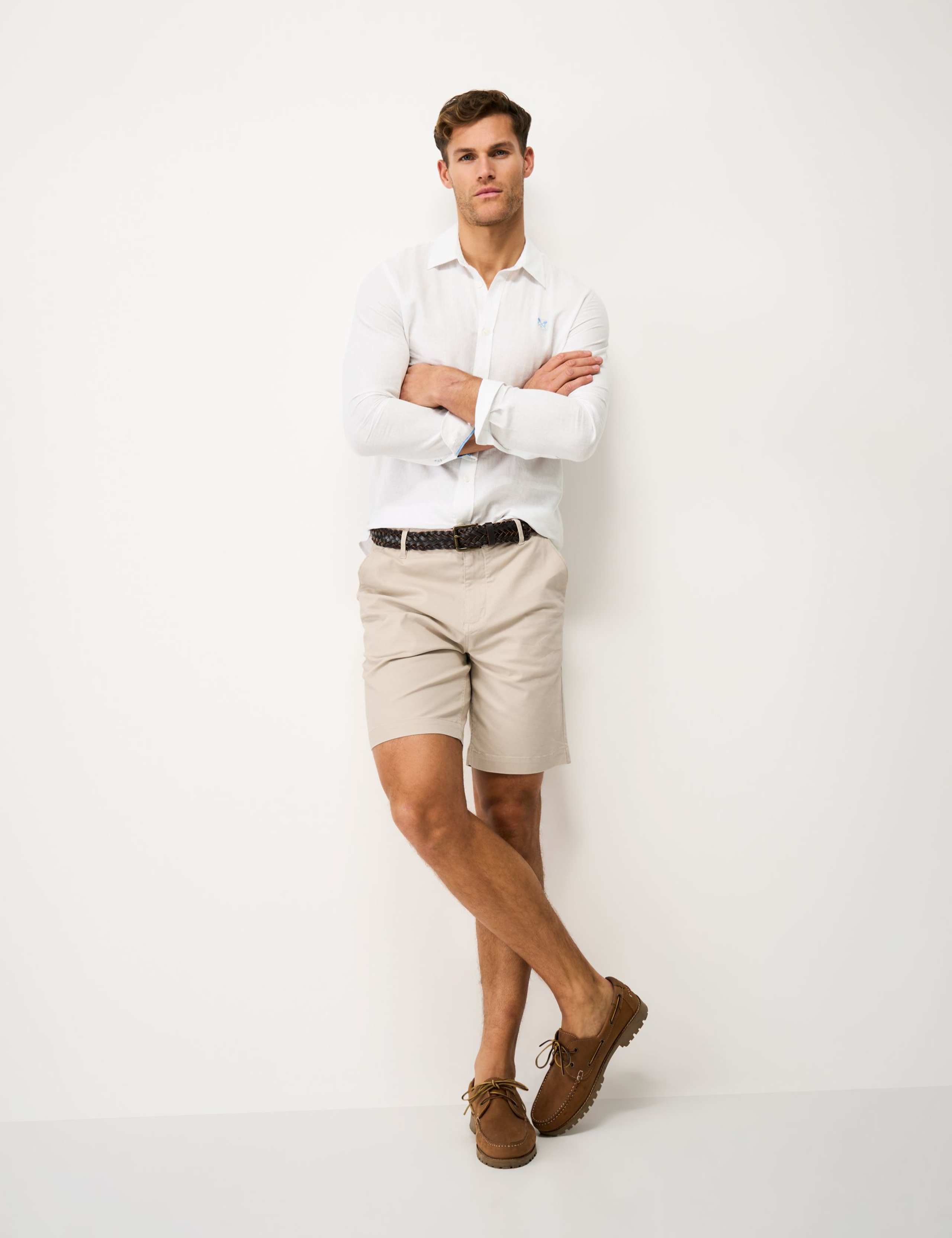 Regular Fit Cotton Linen Blend Shirt 3 of 5