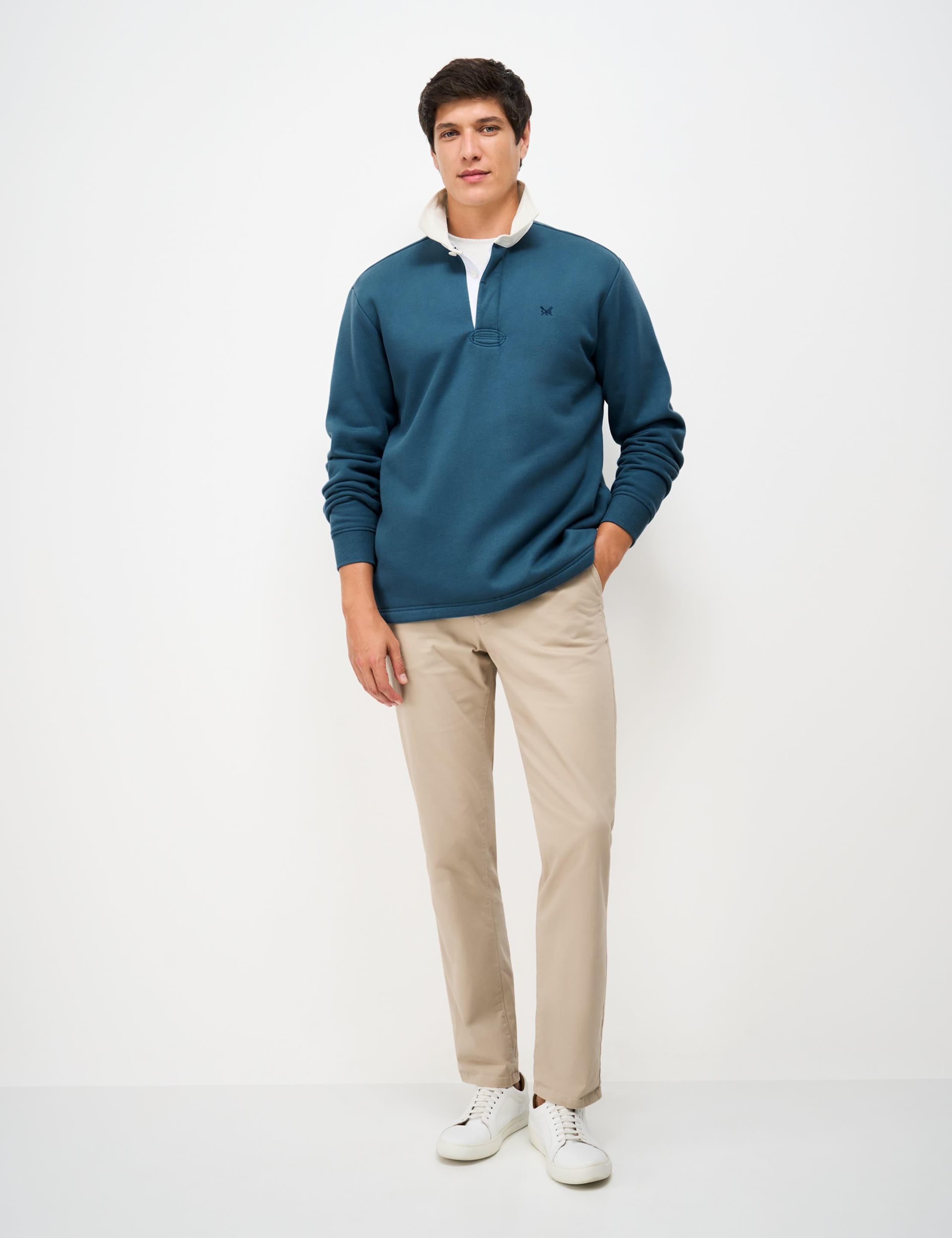 Cotton Rich Chambray Collar Rugby Shirt 3 of 5