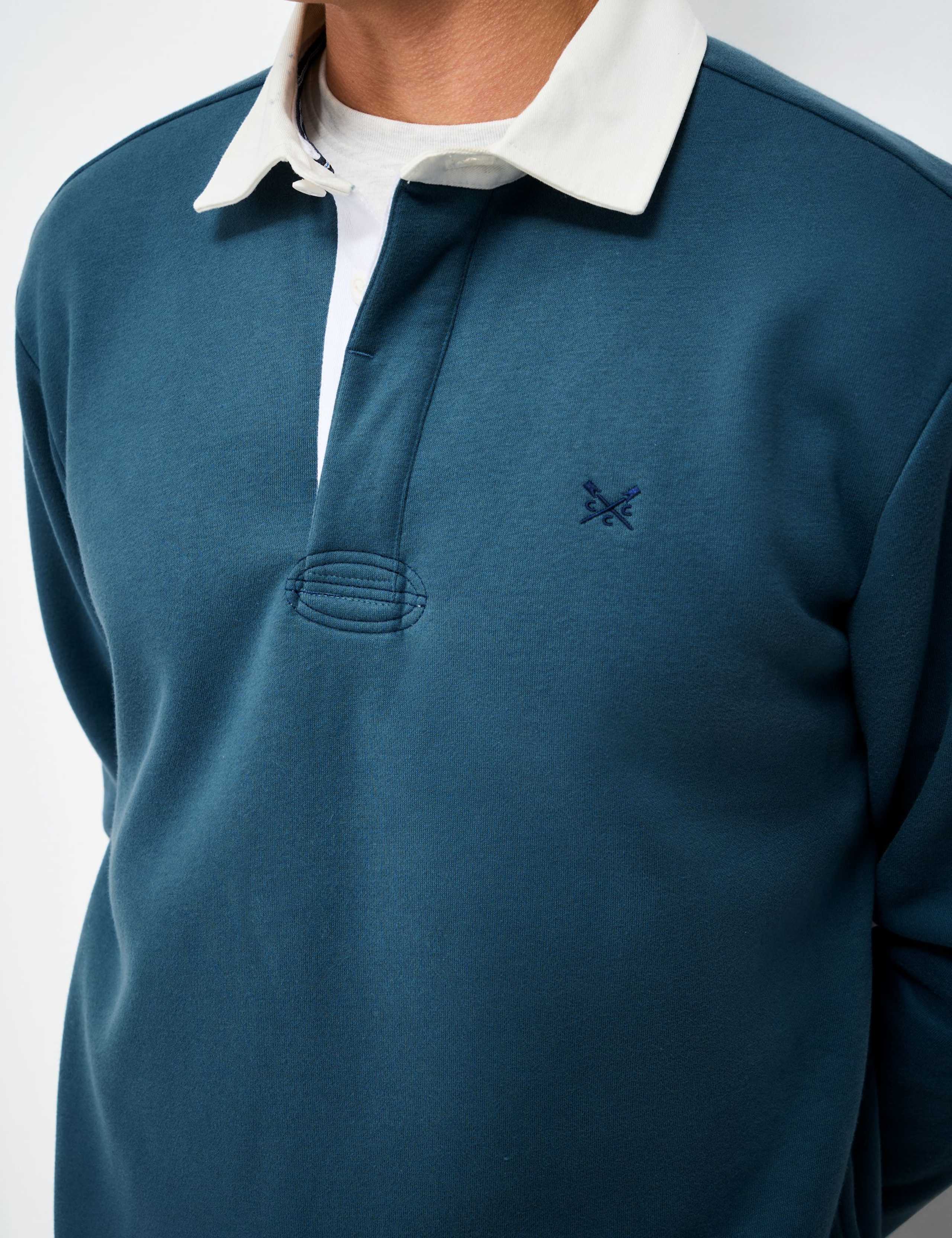 Cotton Rich Chambray Collar Rugby Shirt 4 of 5