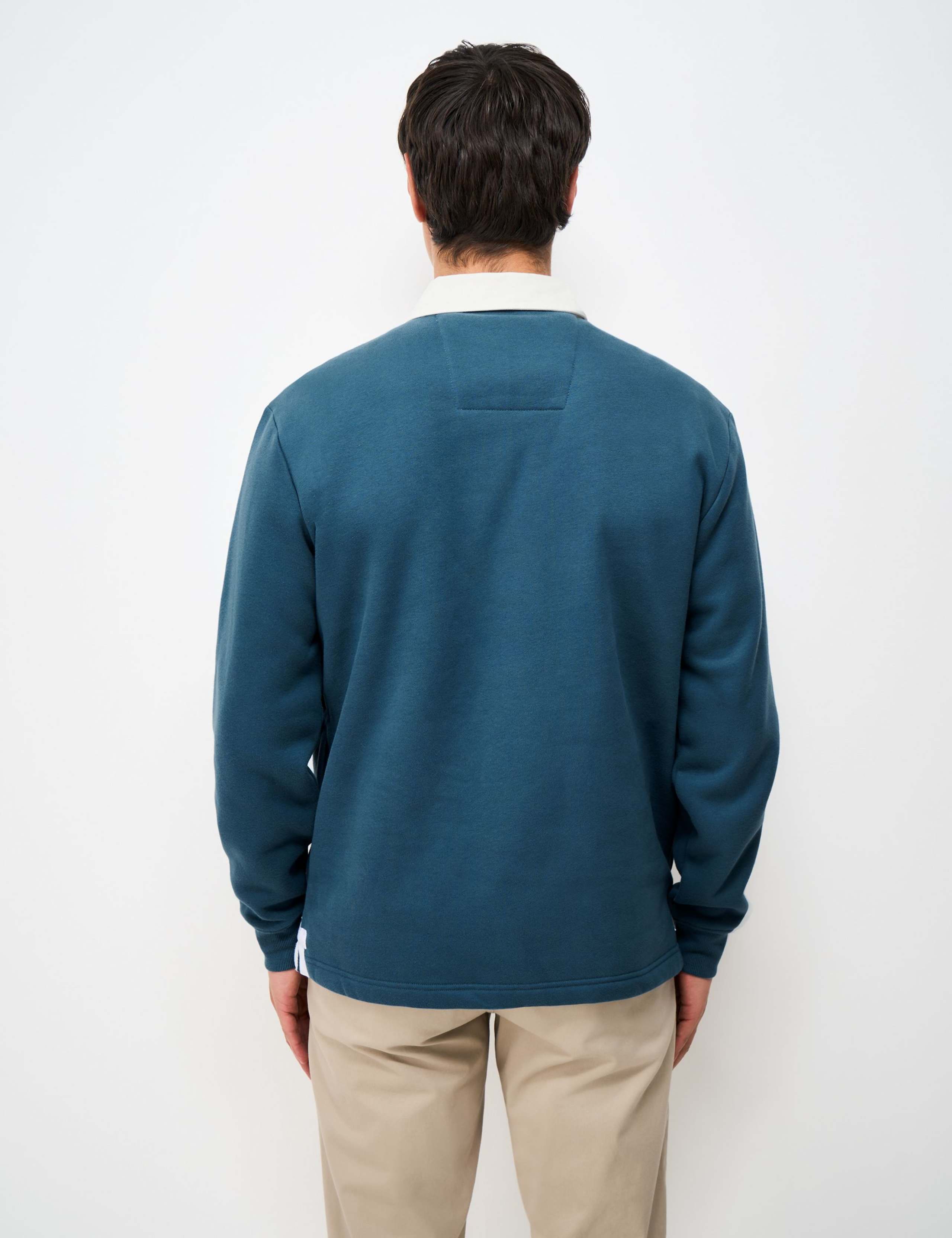 Cotton Rich Chambray Collar Rugby Shirt 5 of 5