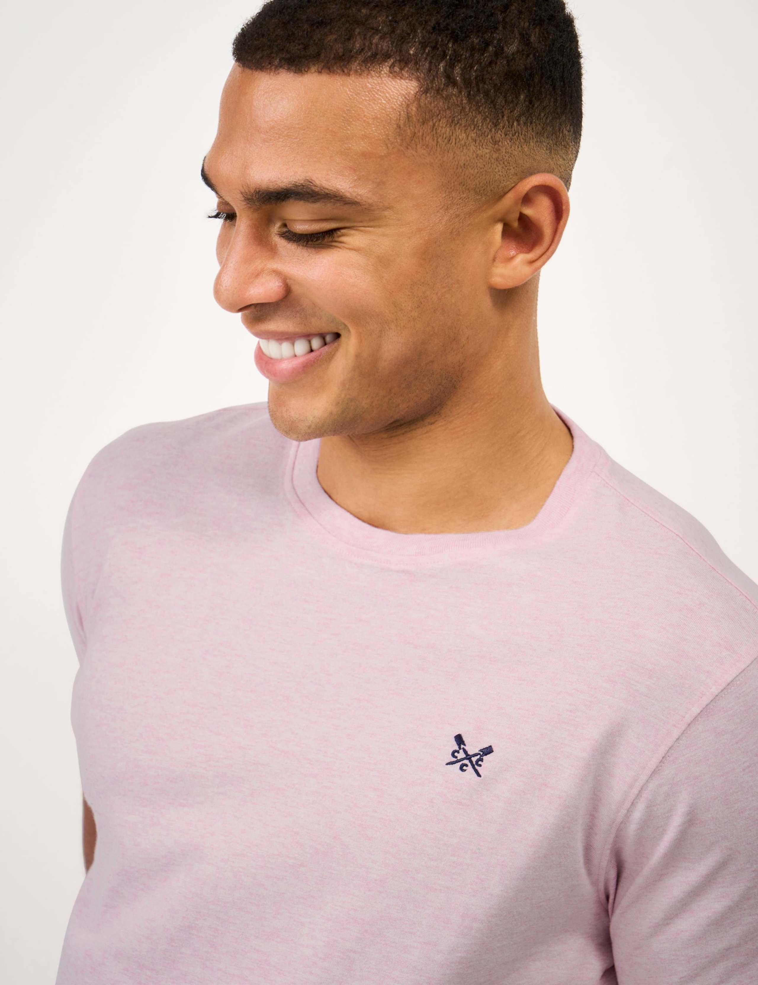 Pure Cotton Jersey Crew Neck T-Shirt 4 of 5