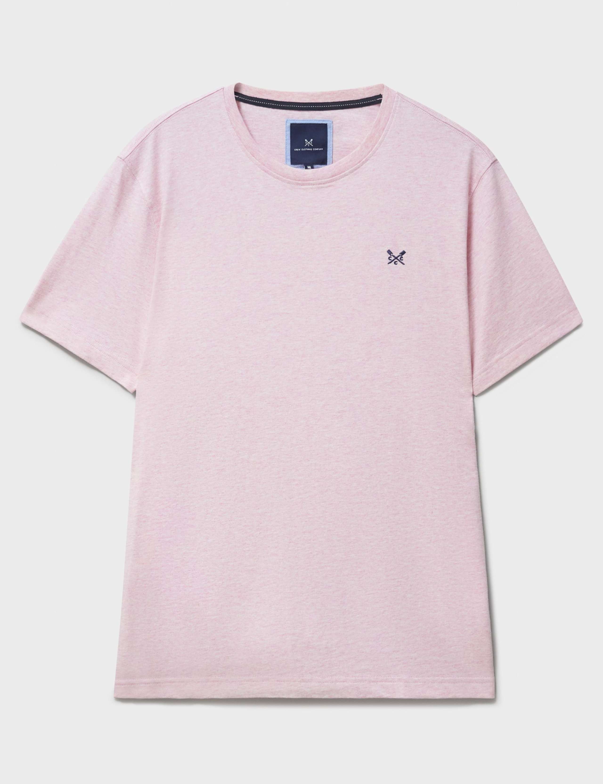 Pure Cotton Jersey Crew Neck T-Shirt 2 of 5