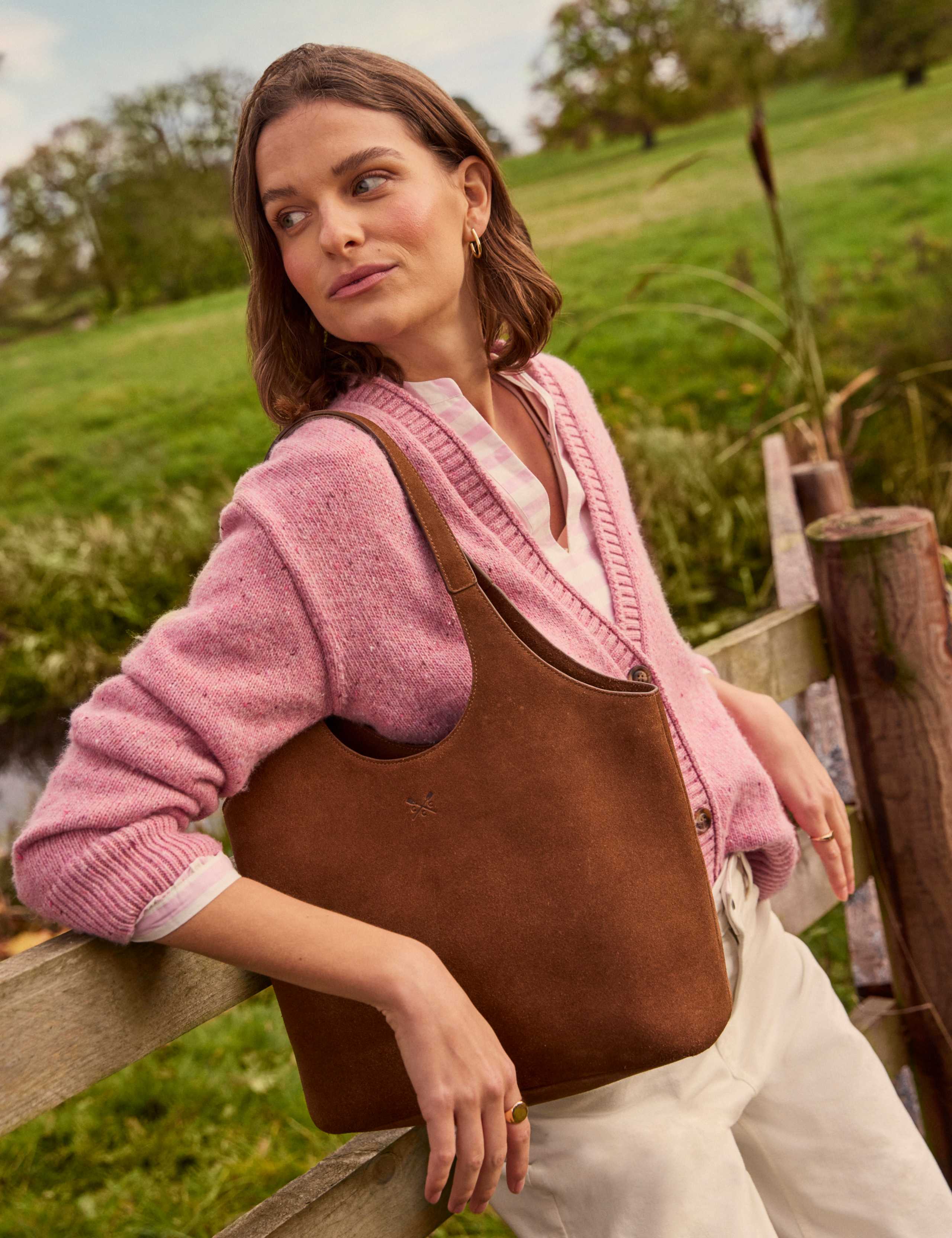 Suede Shoulder Bag 4 of 4