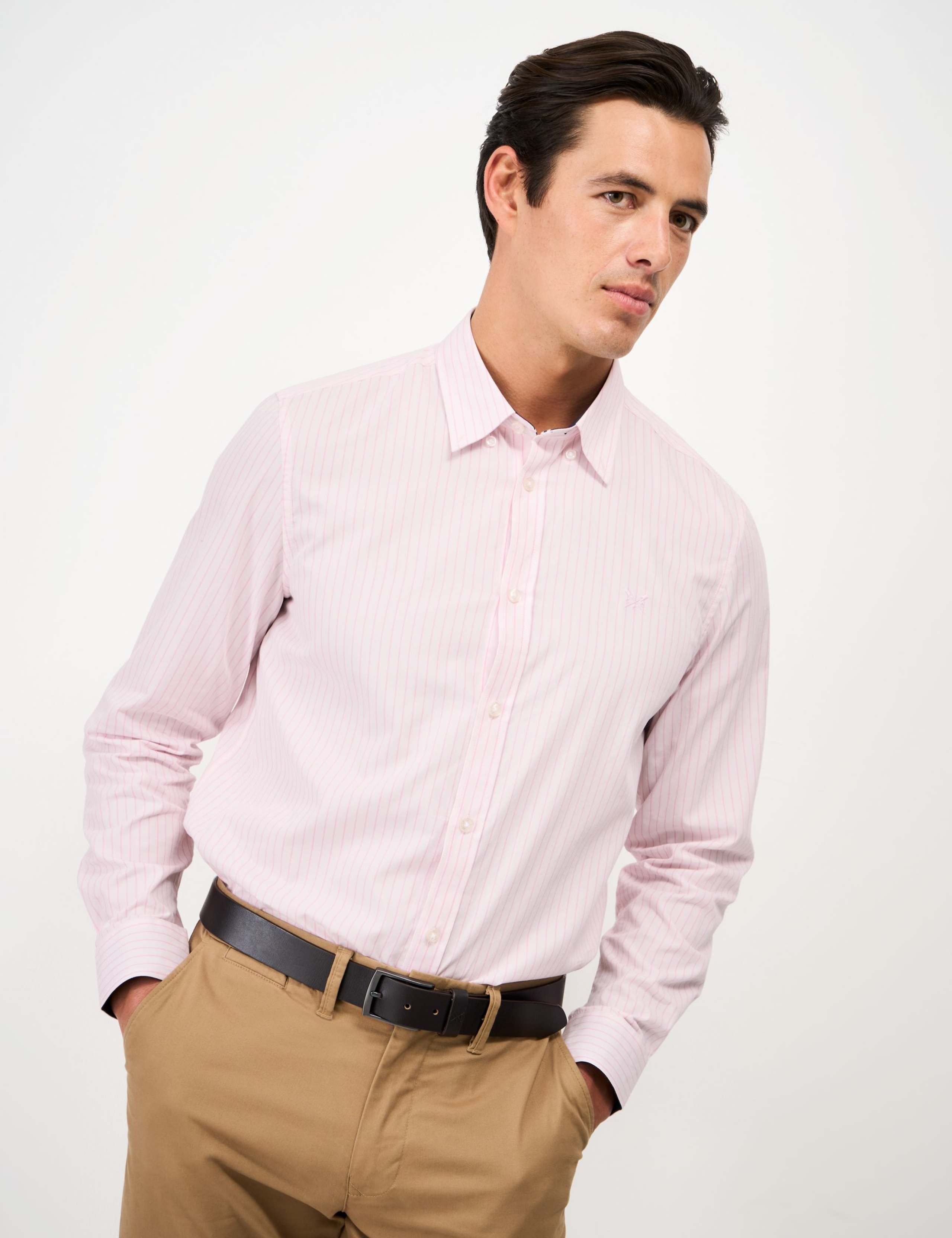 Regular Fit Pure Cotton Striped Oxford Shirt 3 of 5