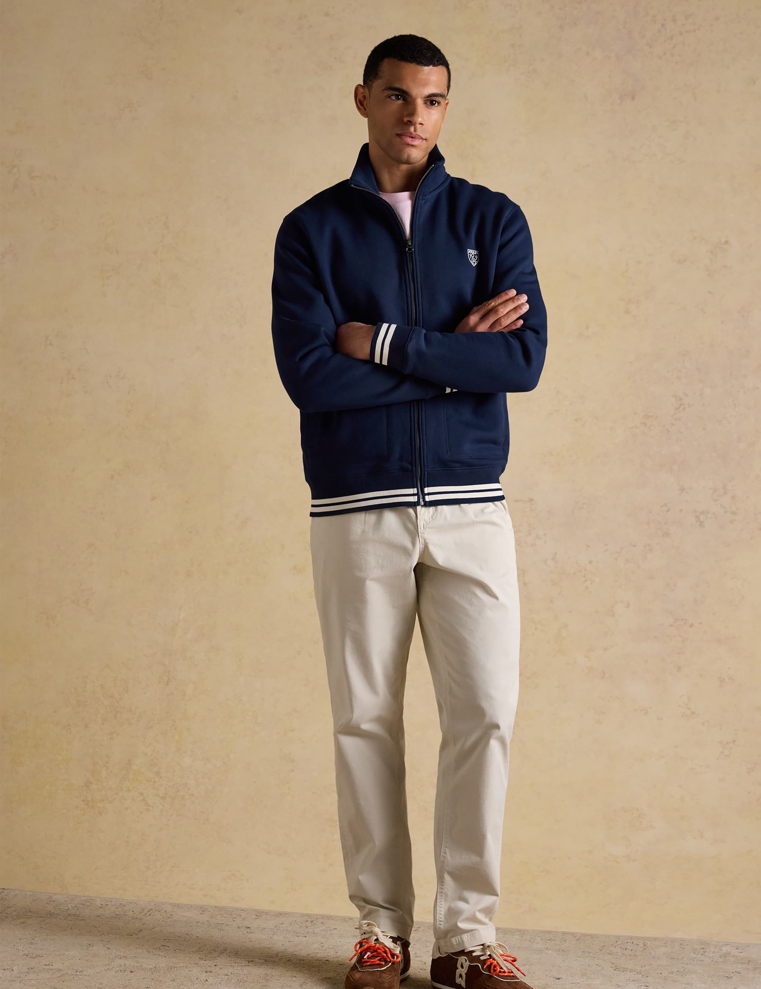 Cotton-Rich Zip Through Sweatshirt 3 of 8