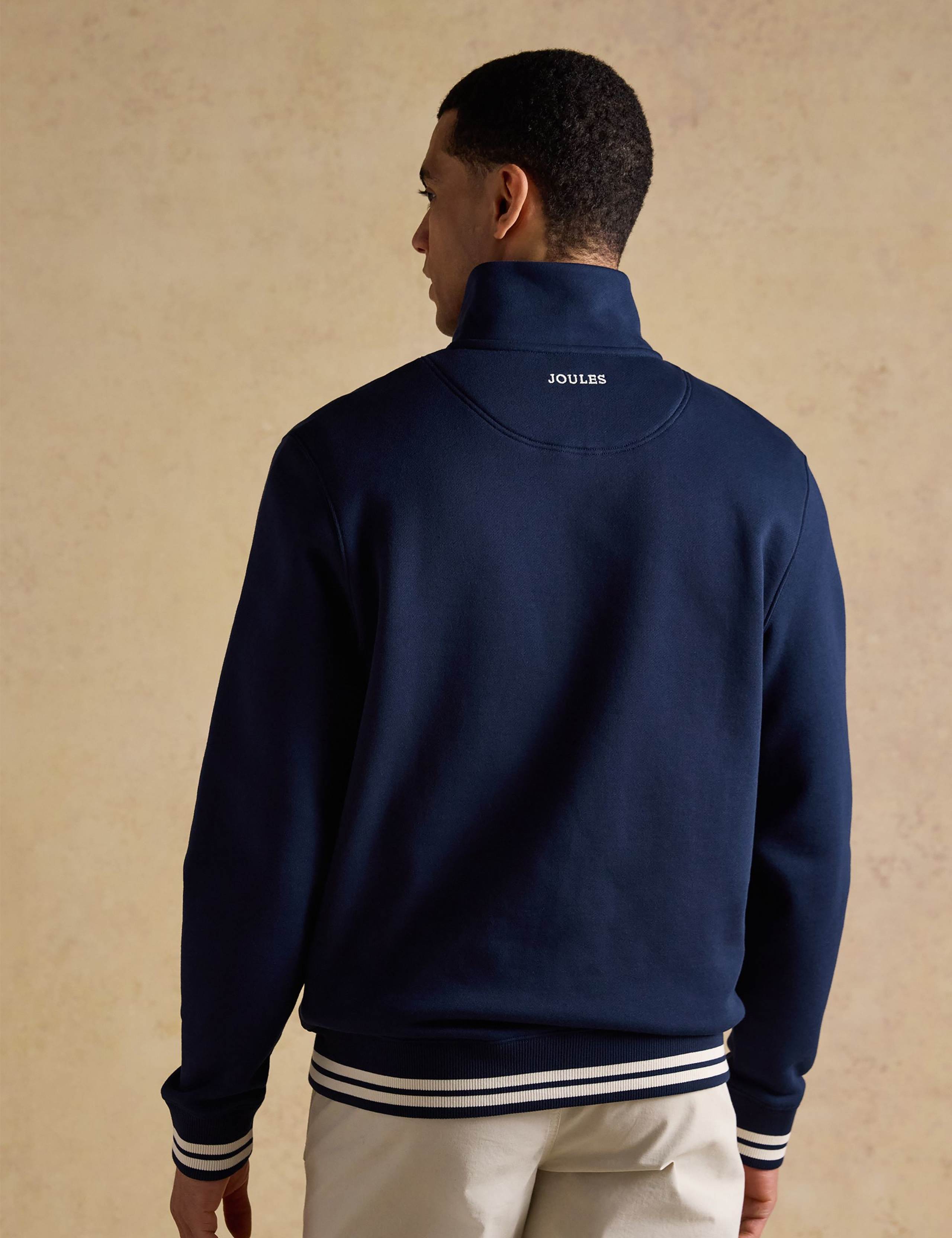 Cotton-Rich Zip Through Sweatshirt 5 of 8