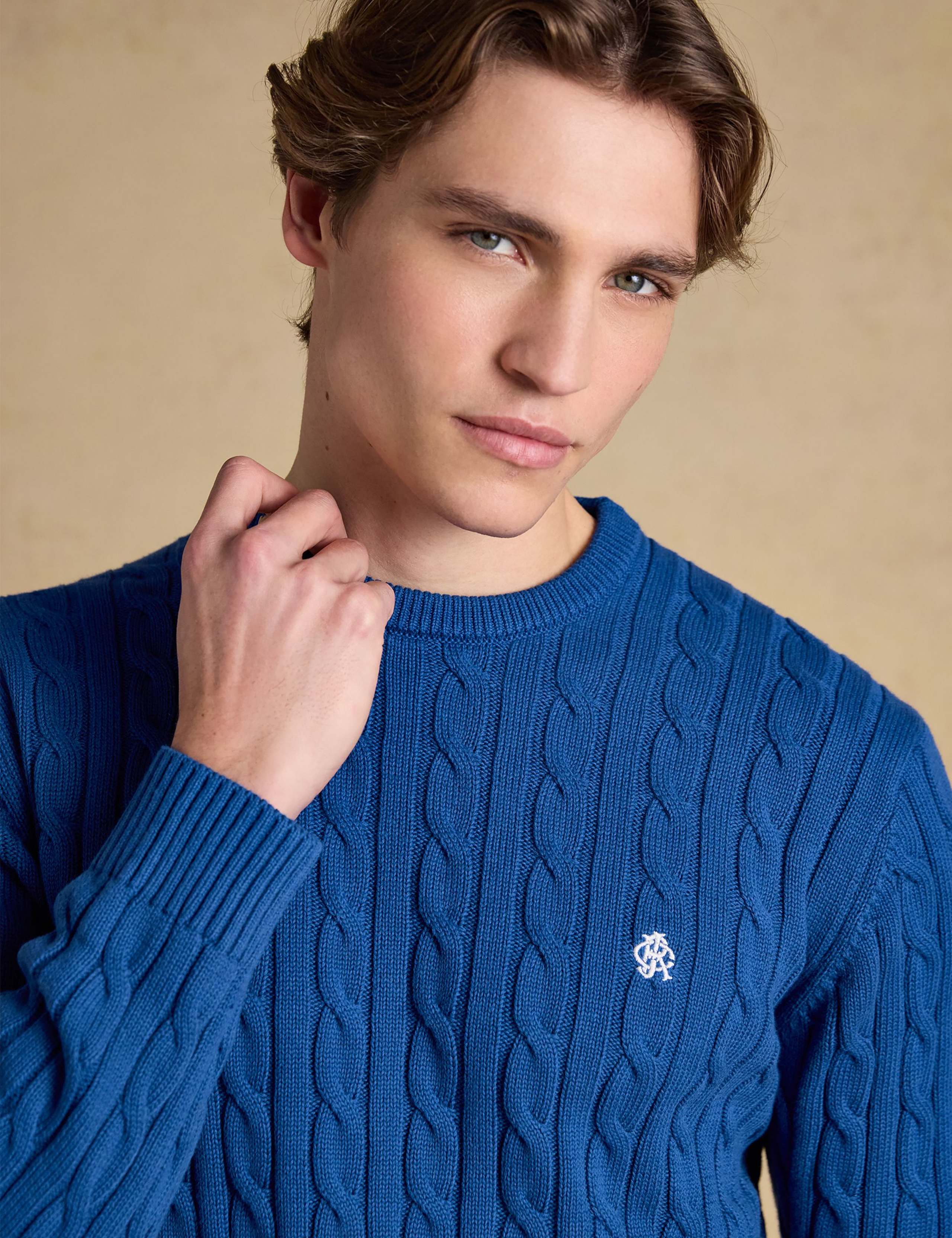 Pure Cotton Cable Knit Jumper 6 of 9