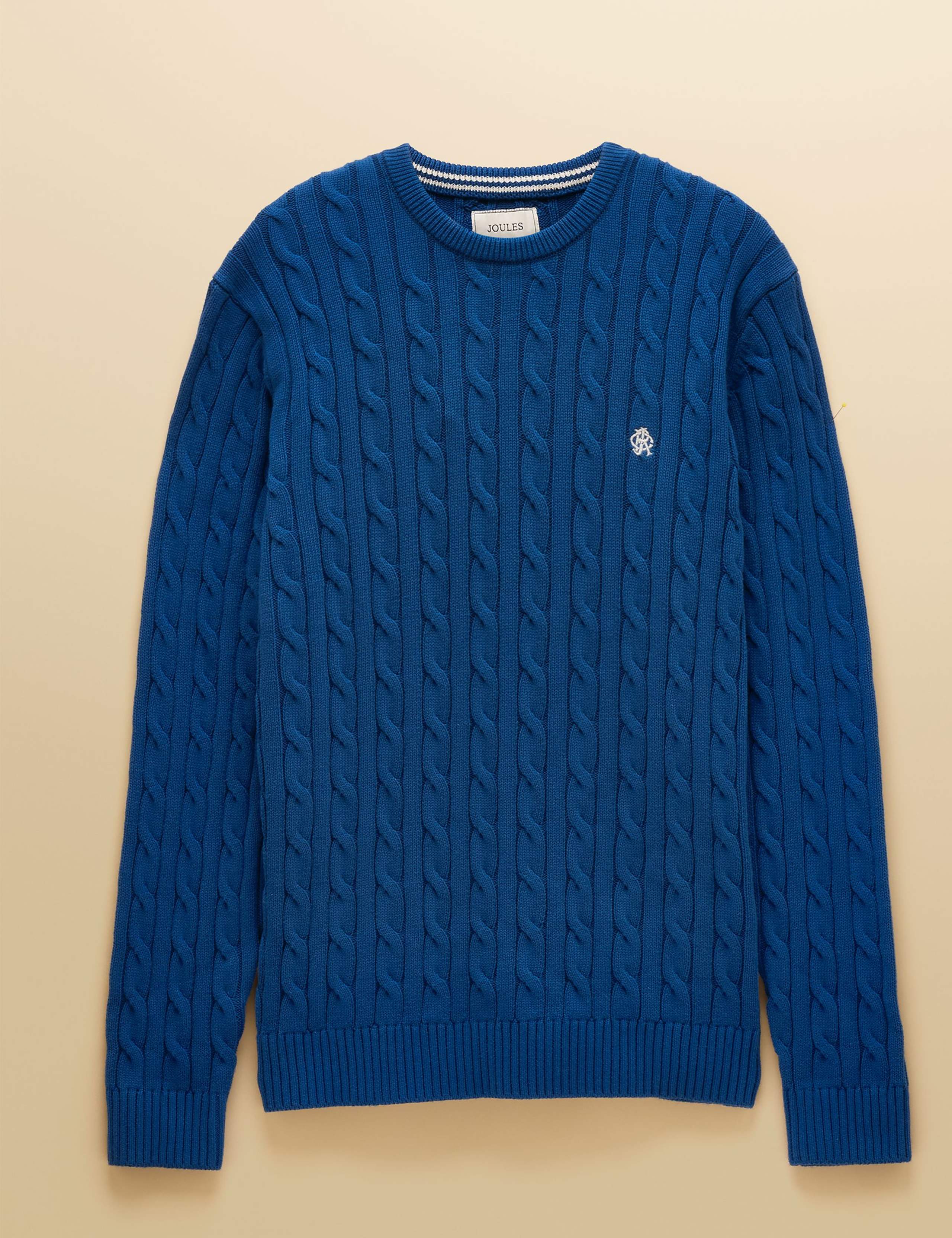 Pure Cotton Cable Knit Jumper 2 of 9