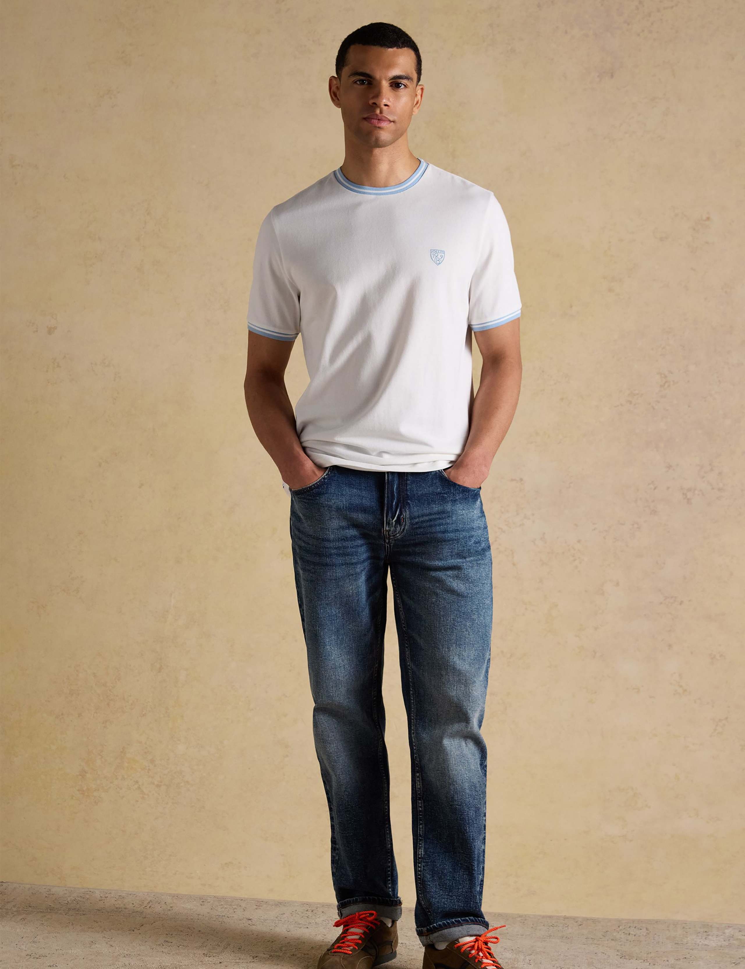 Cotton Rich Pique Crew Neck T-Shirt 3 of 7