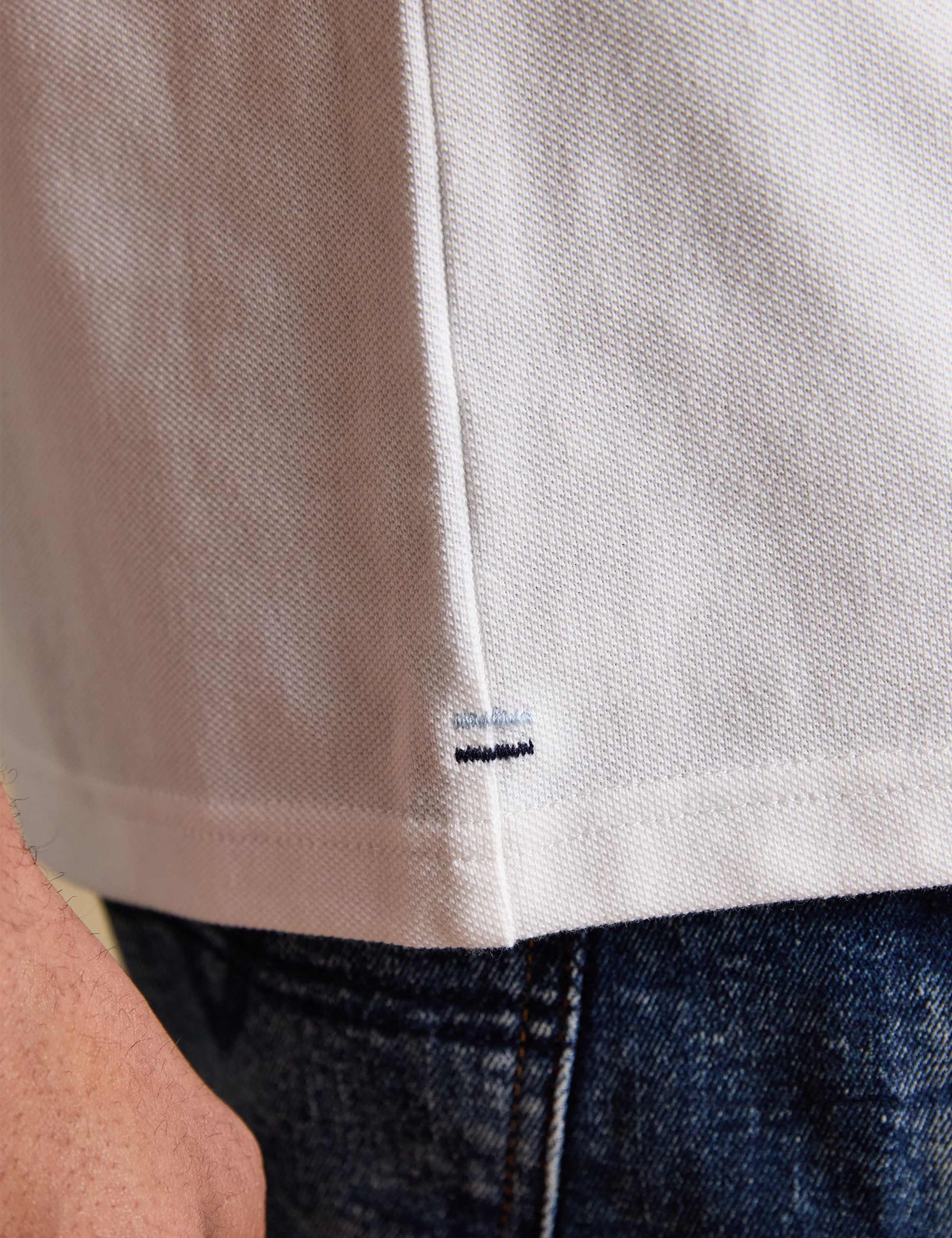 Cotton Rich Pique Crew Neck T-Shirt 6 of 7