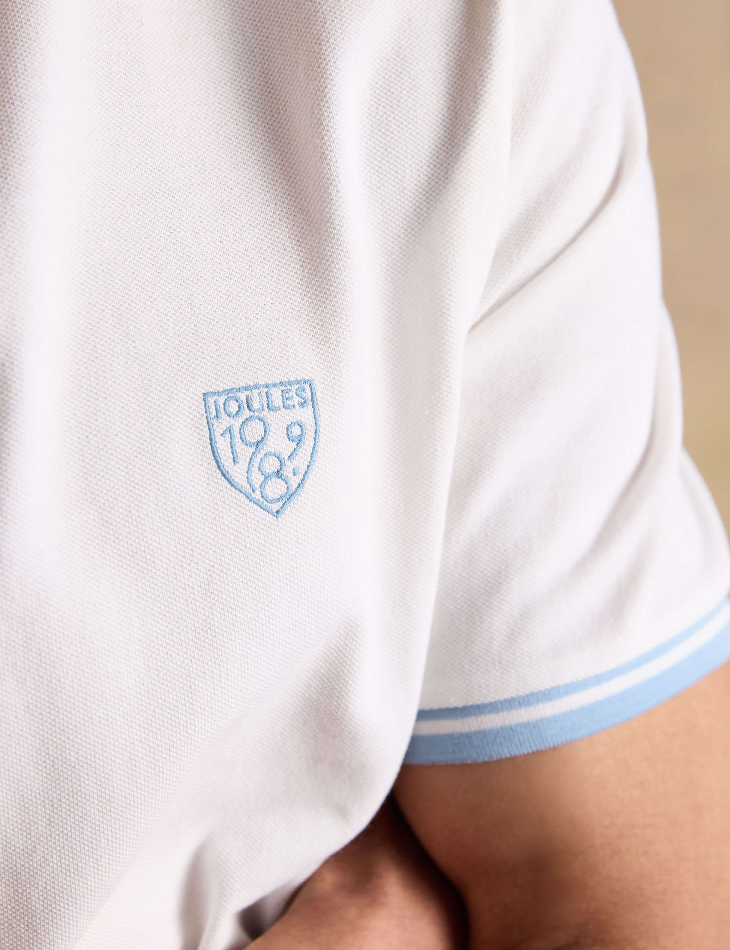 Cotton Rich Pique Crew Neck T-Shirt 7 of 7