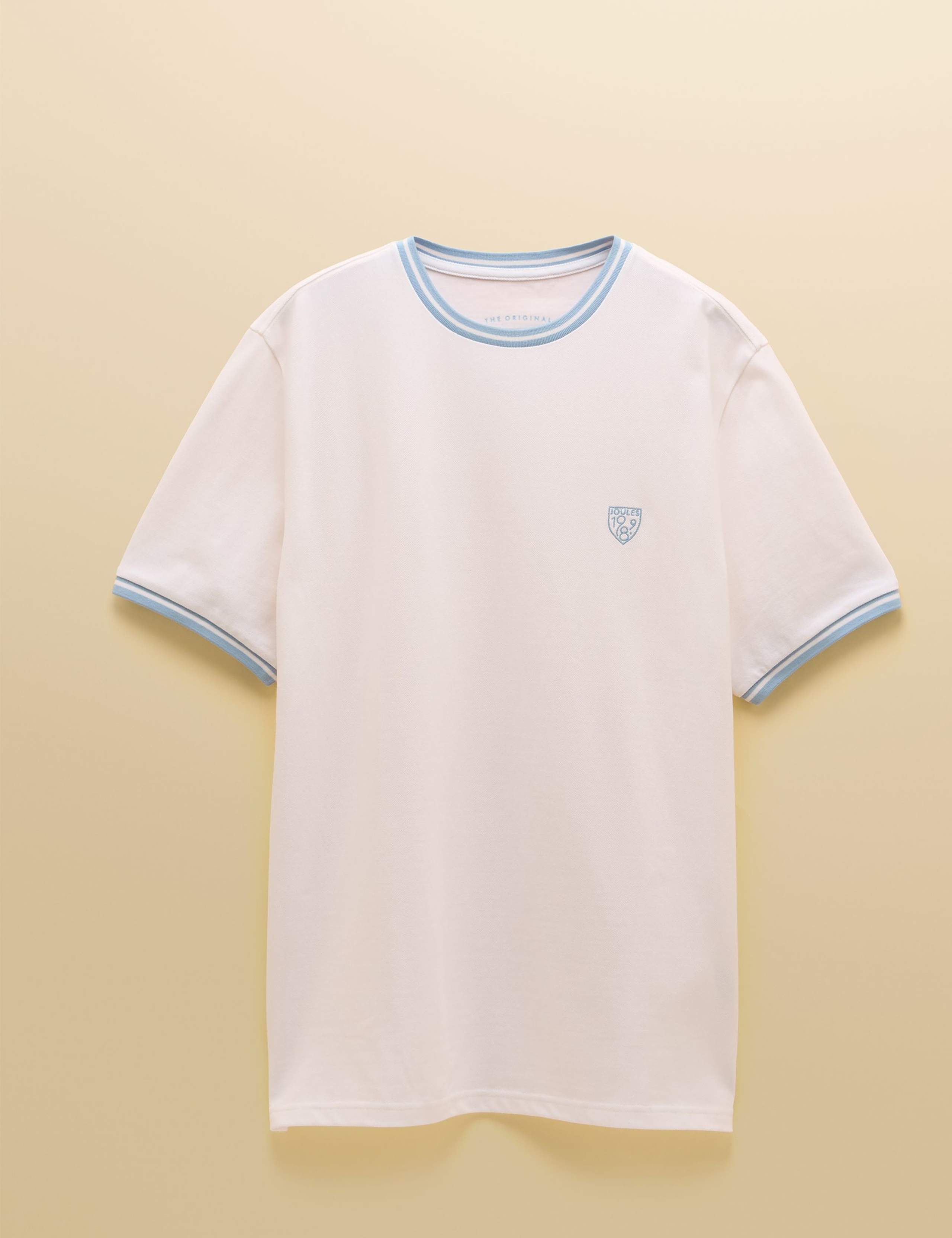 Cotton Rich Pique Crew Neck T-Shirt 2 of 7