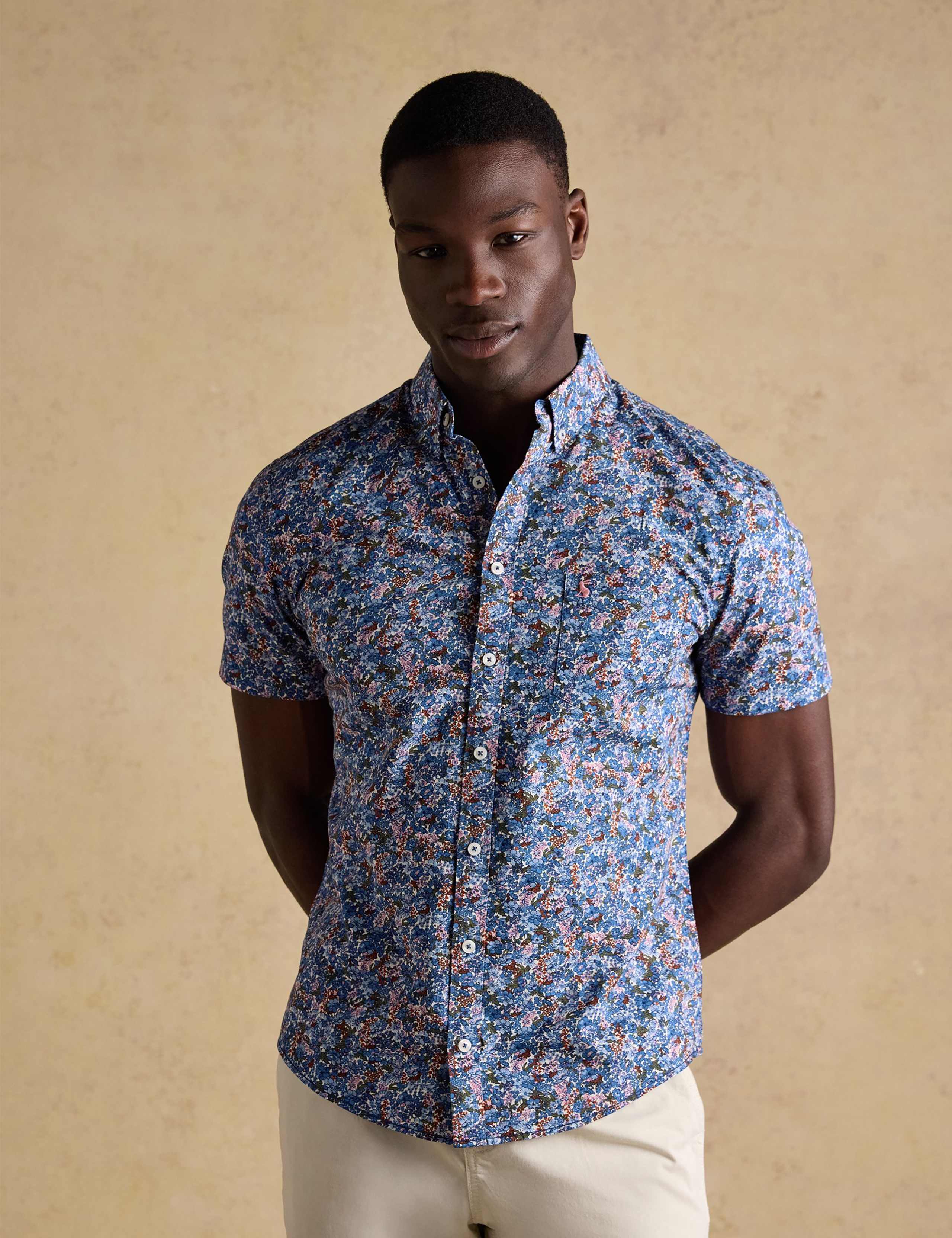 Regular Fit Floral Short Sleeve Shirt 1 of 7