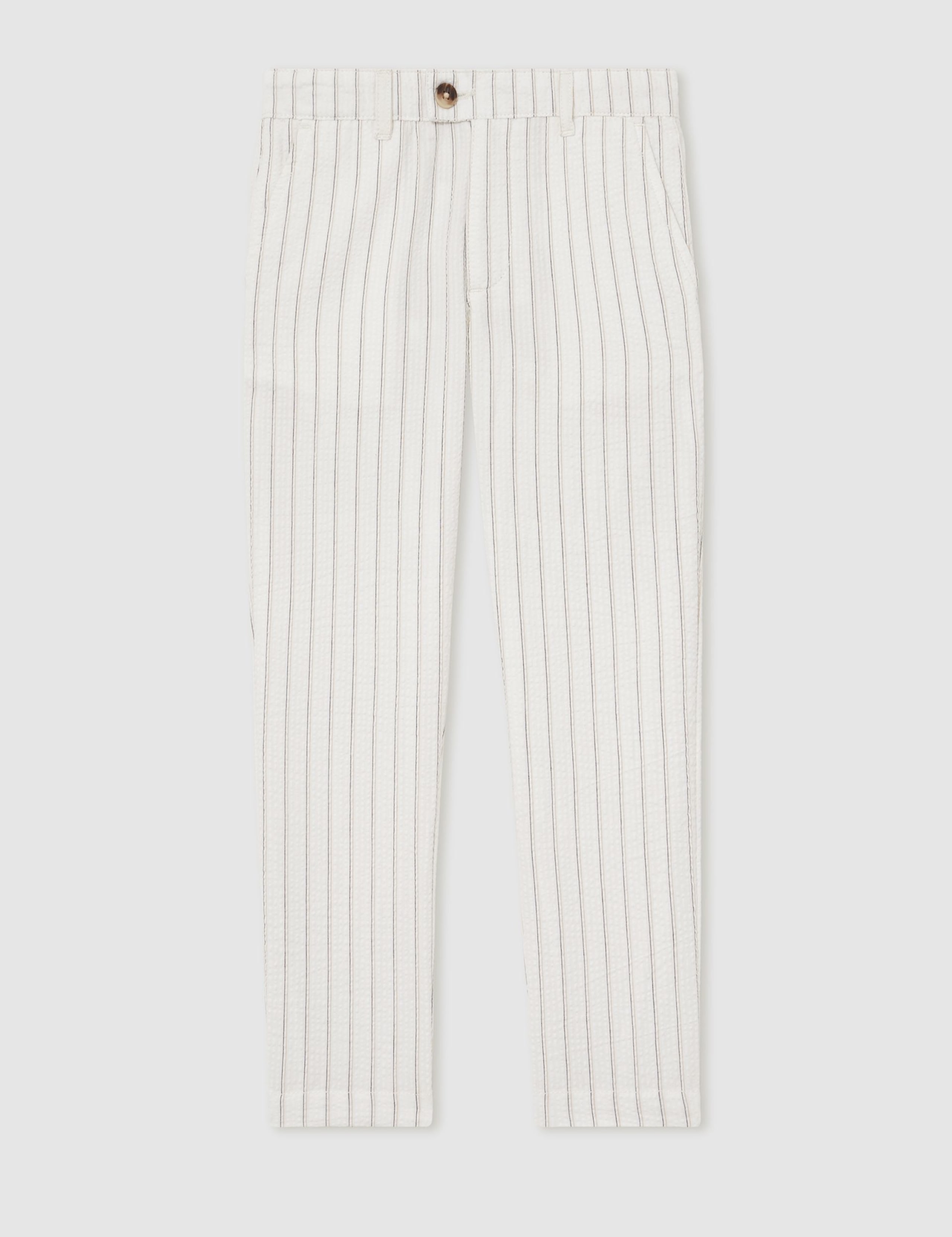 Pure Cotton Striped Trousers (3-14 Yrs) 2 of 4