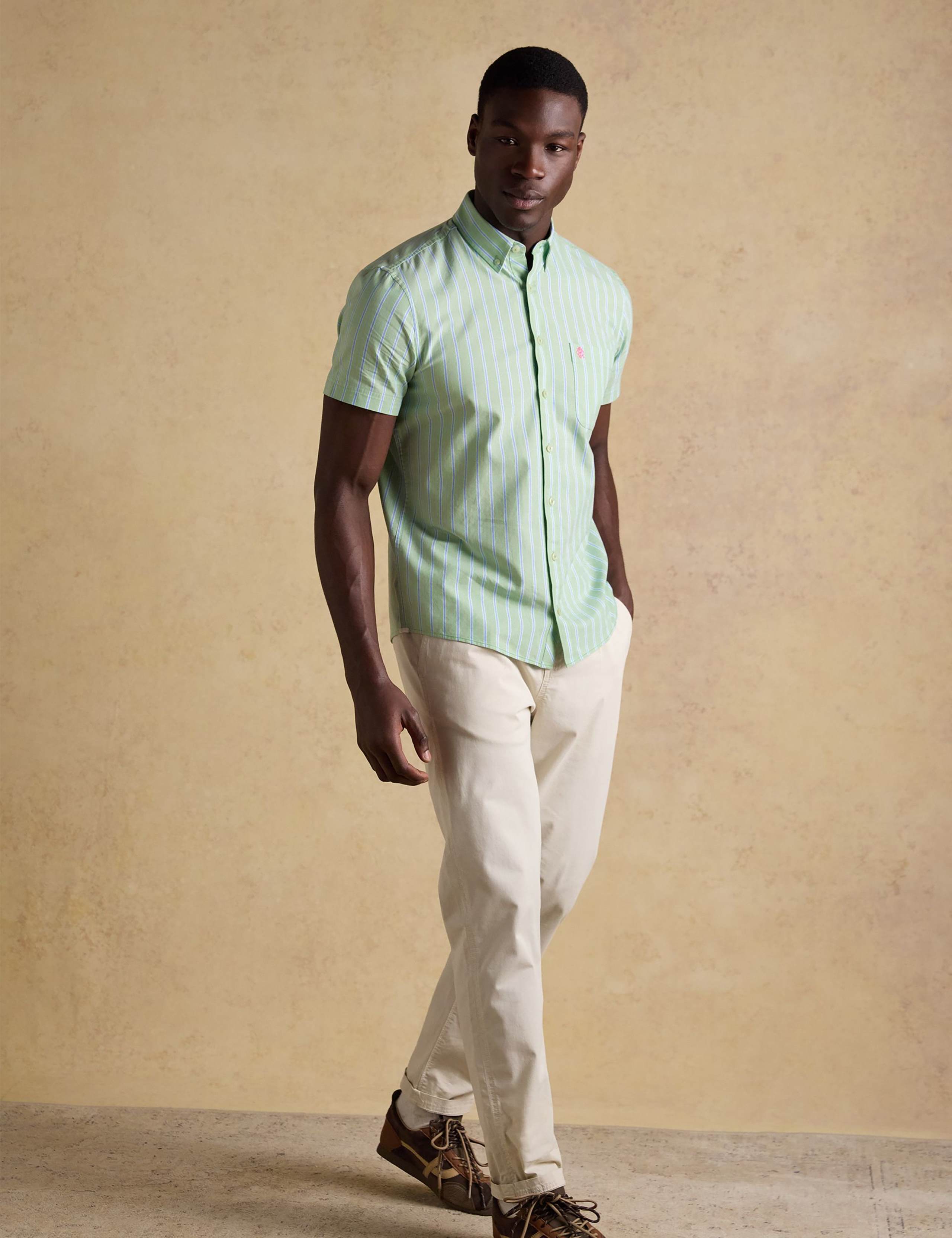 Pure Cotton Striped Oxford Shirt 3 of 8
