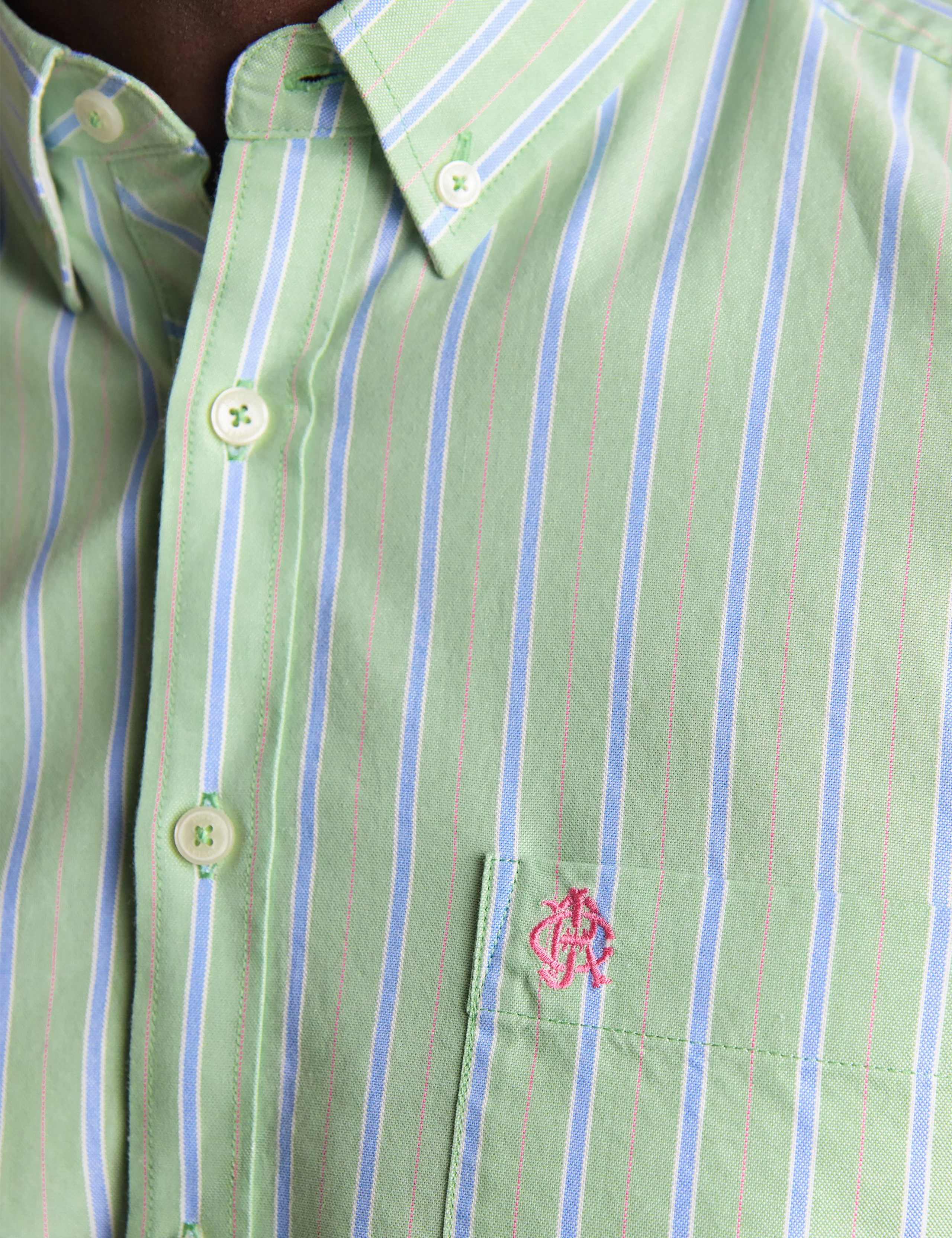 Pure Cotton Striped Oxford Shirt 8 of 8