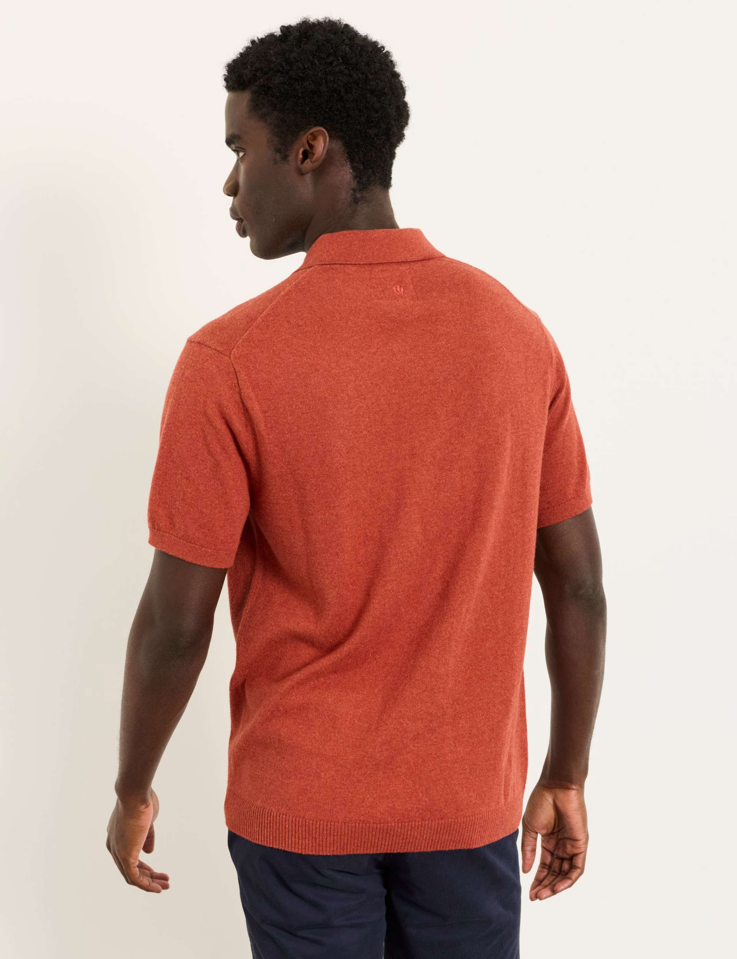 Cotton Rich Polo Shirt with Cashmere 3 of 5