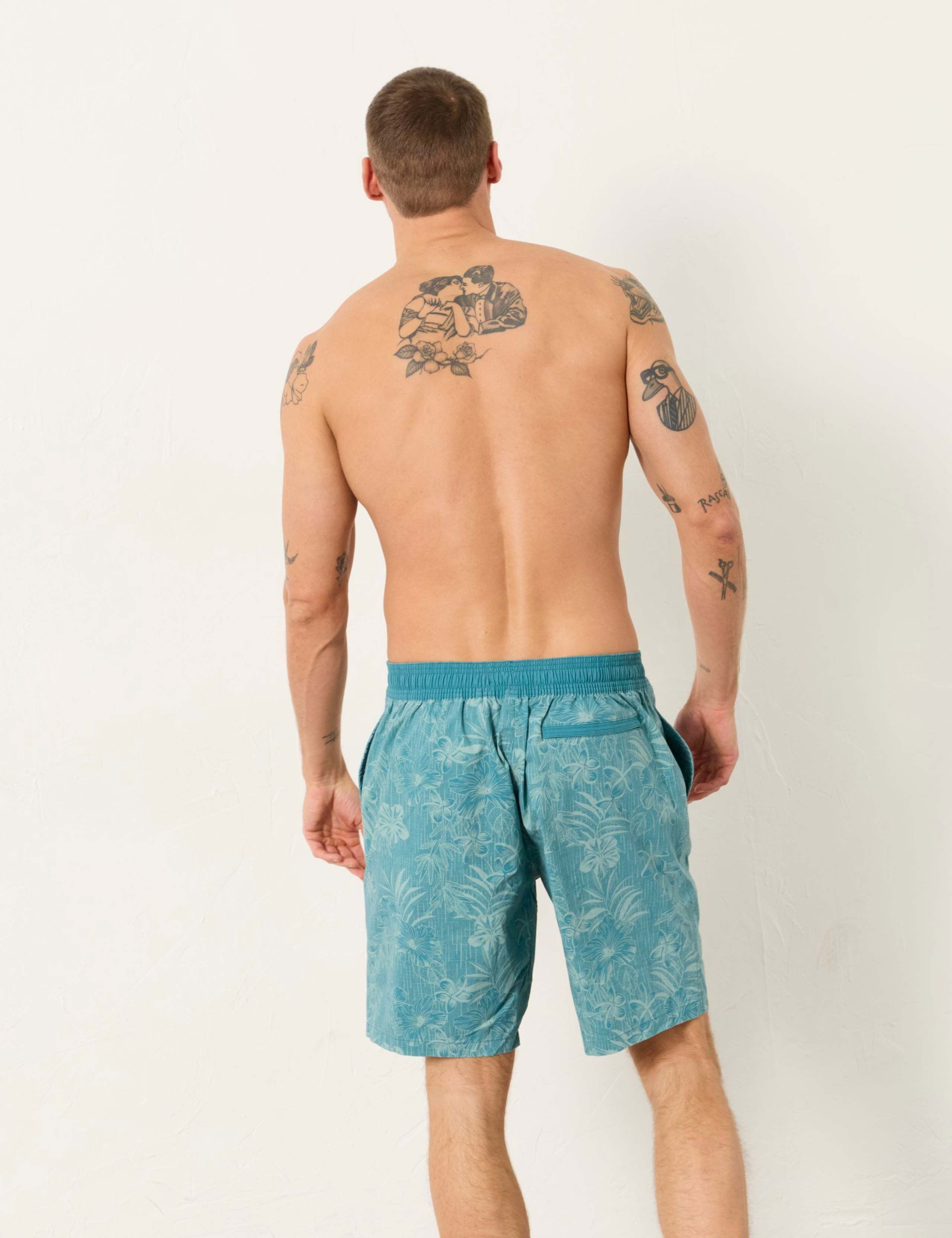 Bamboo Print Swimshorts 3 of 4