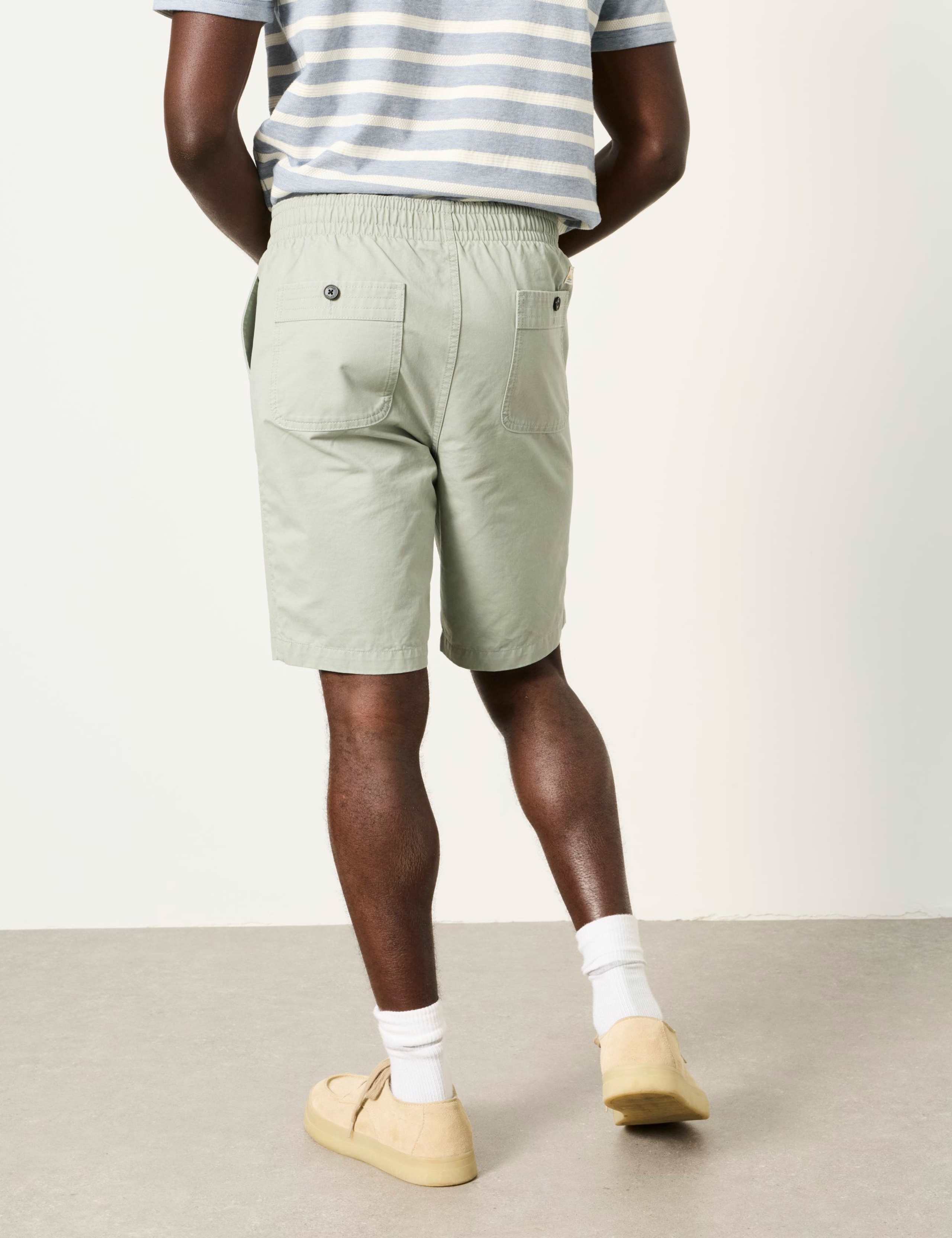 Pure Cotton Elasticated Waist Shorts 3 of 6