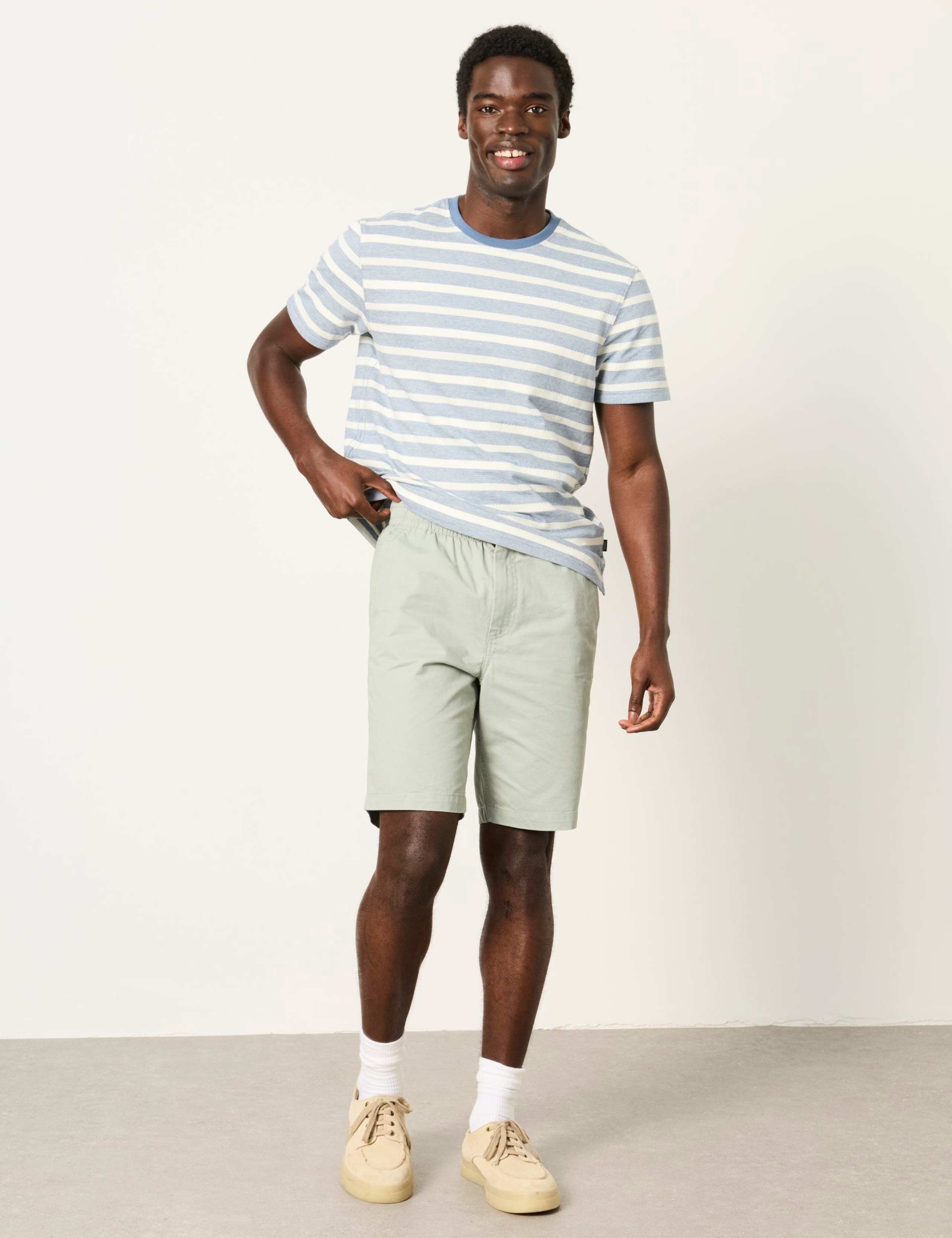Pure Cotton Elasticated Waist Shorts 4 of 6